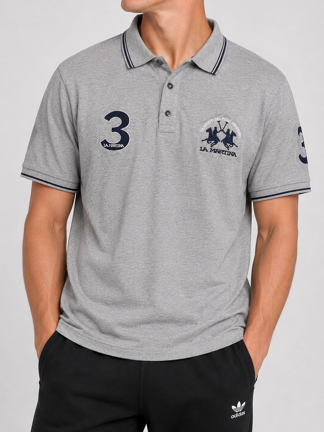 La Martina Polo Grey (M)
