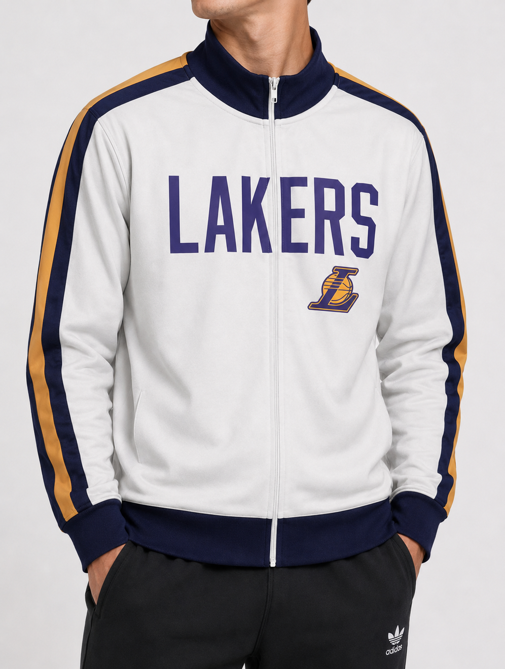 Los Angeles Lakers Track Jacket White (S)