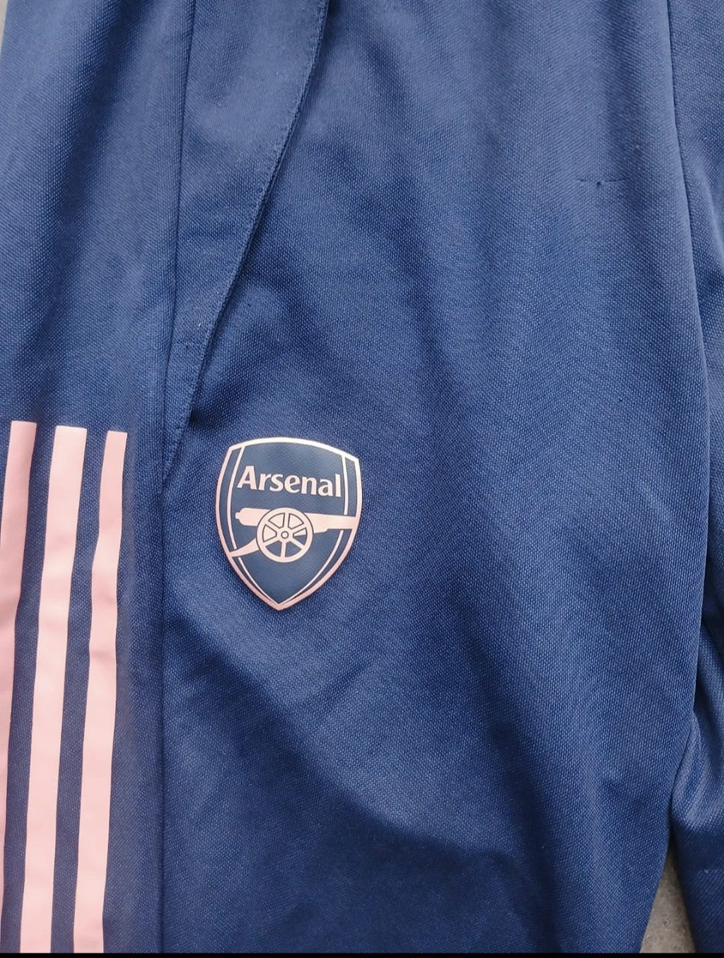 Adidas Arsenal Track Pants Navy Pink (S)