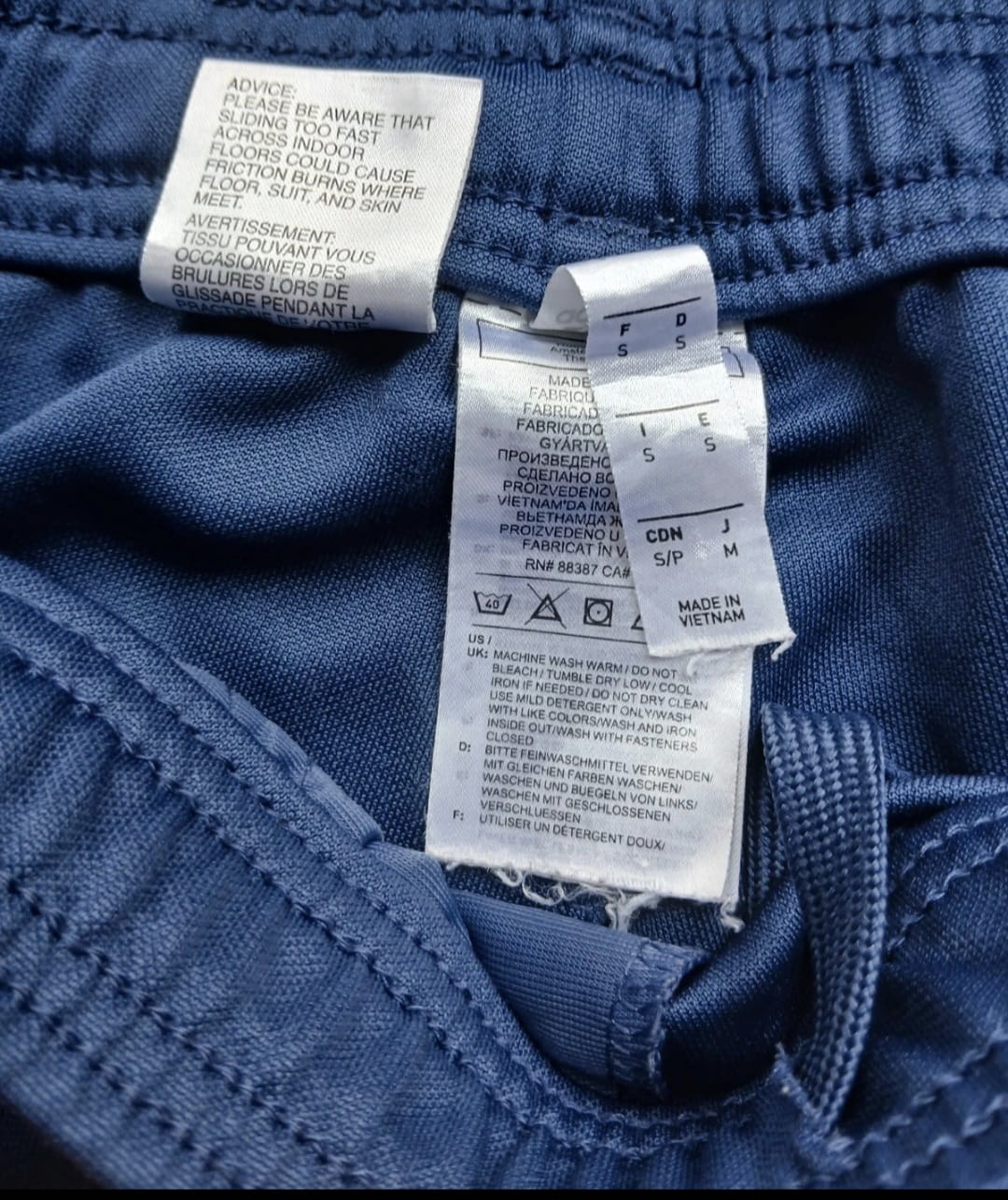 Adidas Arsenal Track Pants Navy Pink (S)