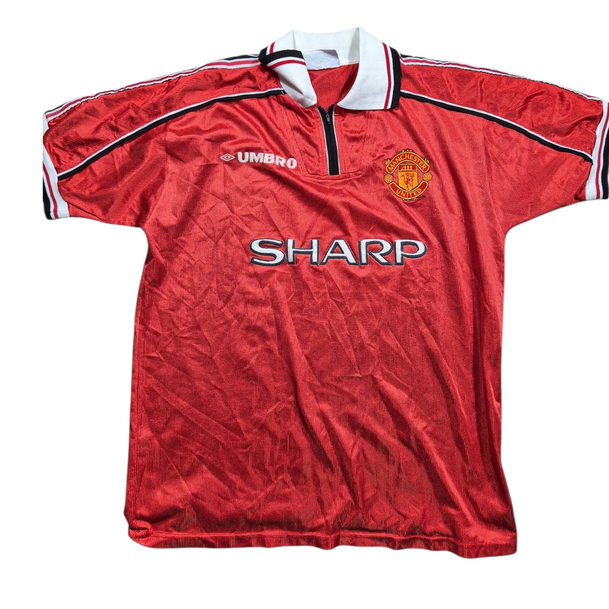 Manchester United Umbro SHARP Vintage Trikot (L) 90s Retro
