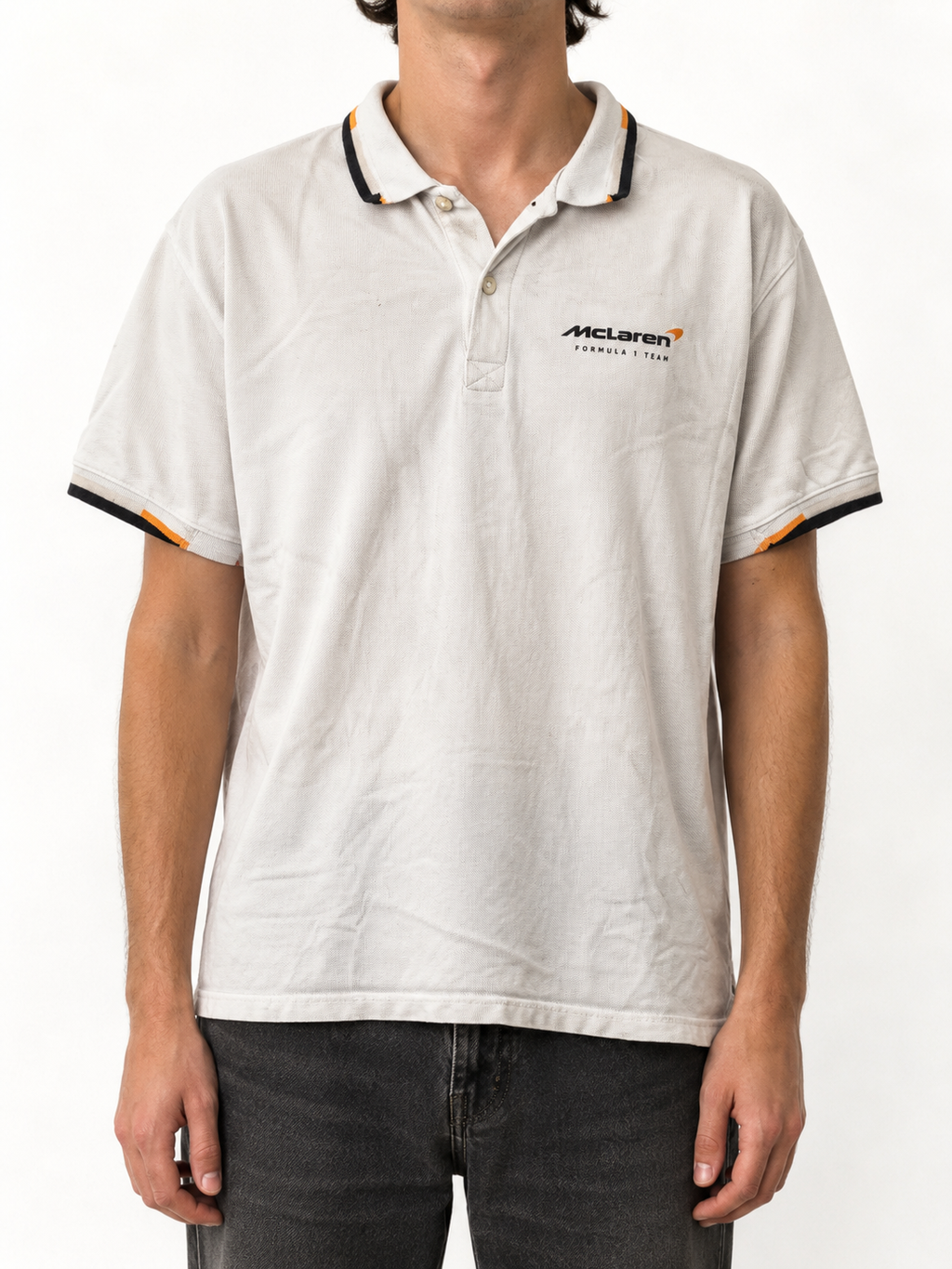 McLaren F1 Team Polo White (M)