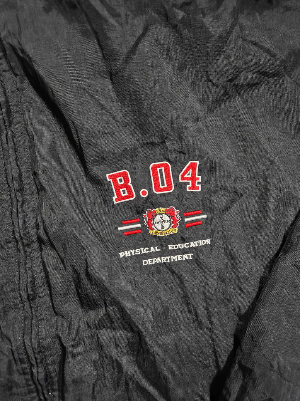 Adidas Bayer 04 Leverkusen Vintage Trainingsjacke (XL) Schwarz Retro 90s
