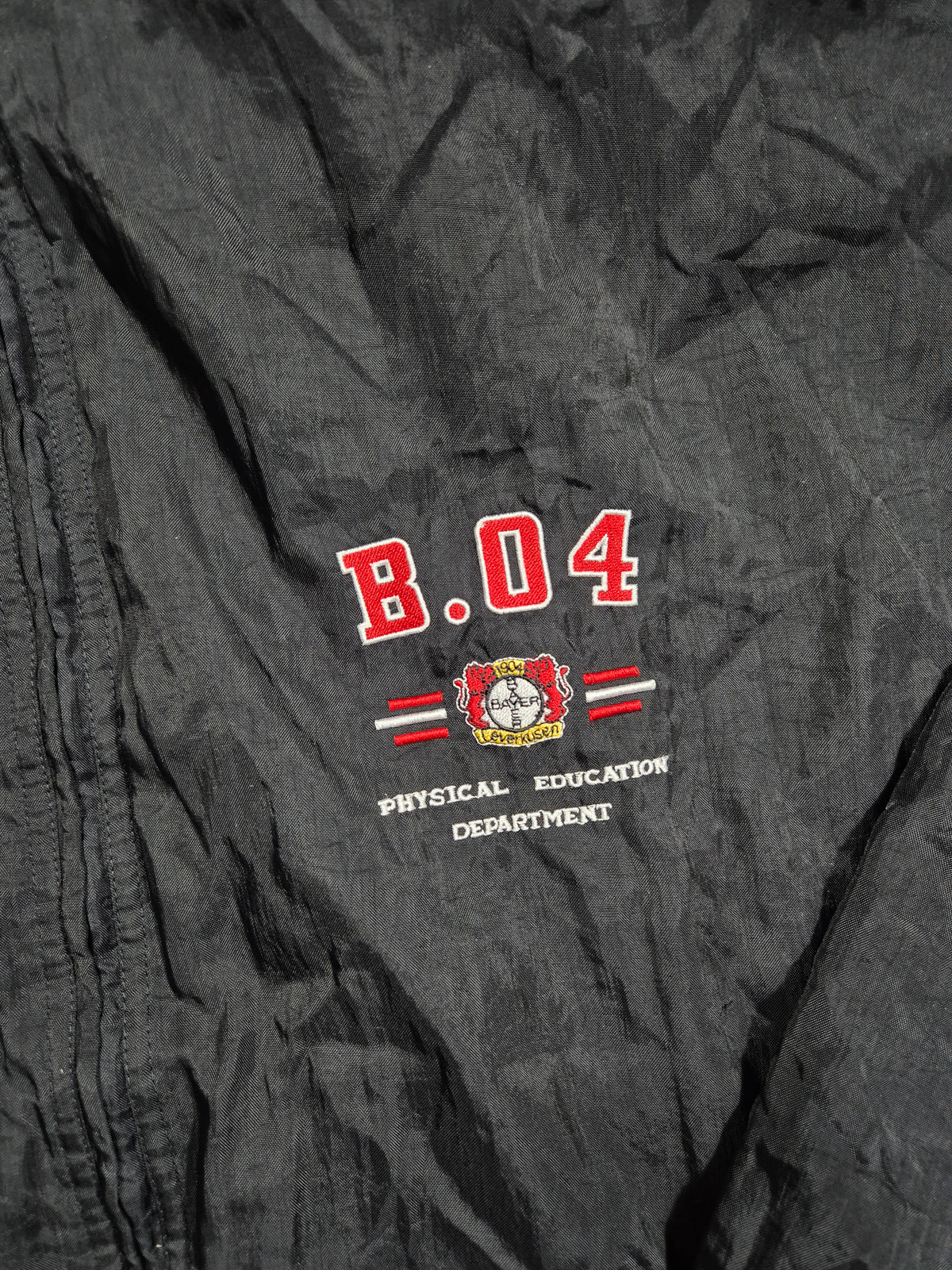 Adidas Bayer 04 Leverkusen Vintage Trainingsjacke (XL) Schwarz Retro 90s