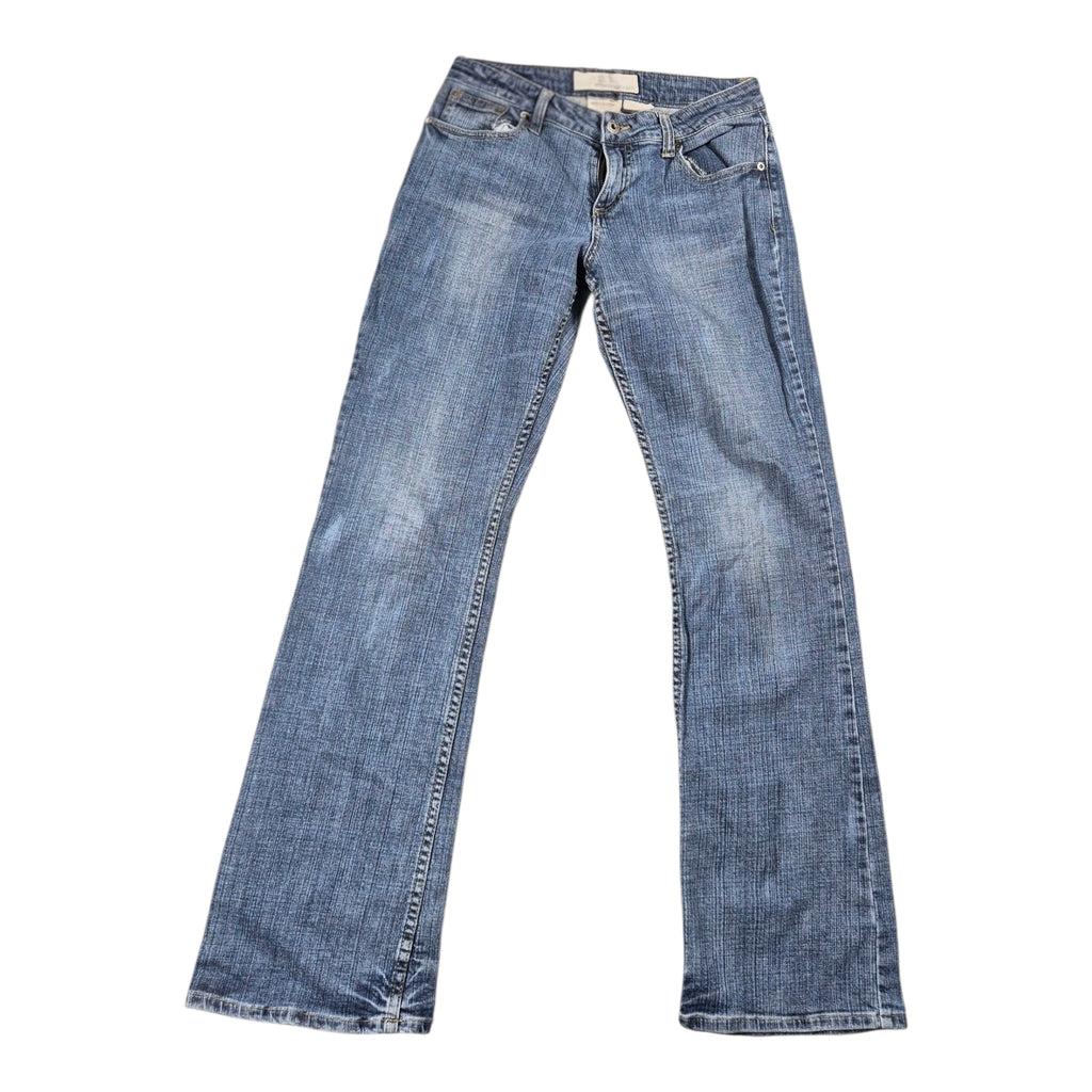 Vintage Bootcut Jeans Blue Y2K Flared Denim (S)