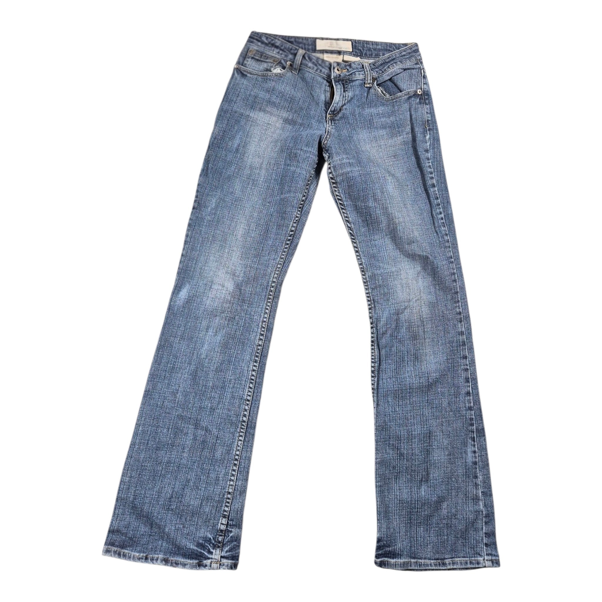 Vintage Bootcut Jeans Blue Y2K Flared Denim (S)