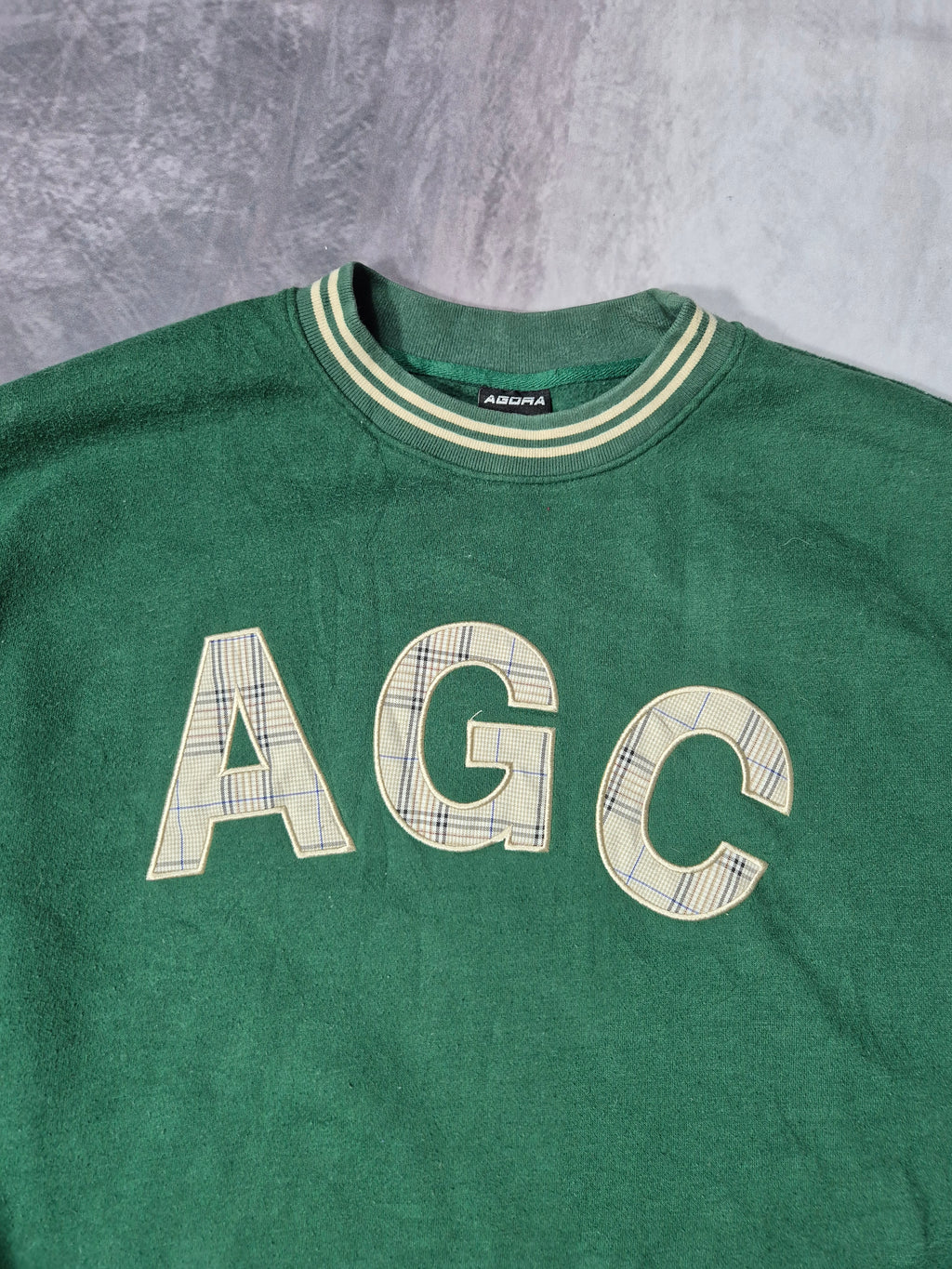 Vintage AGC Green Sweatshirt Y2K (M)