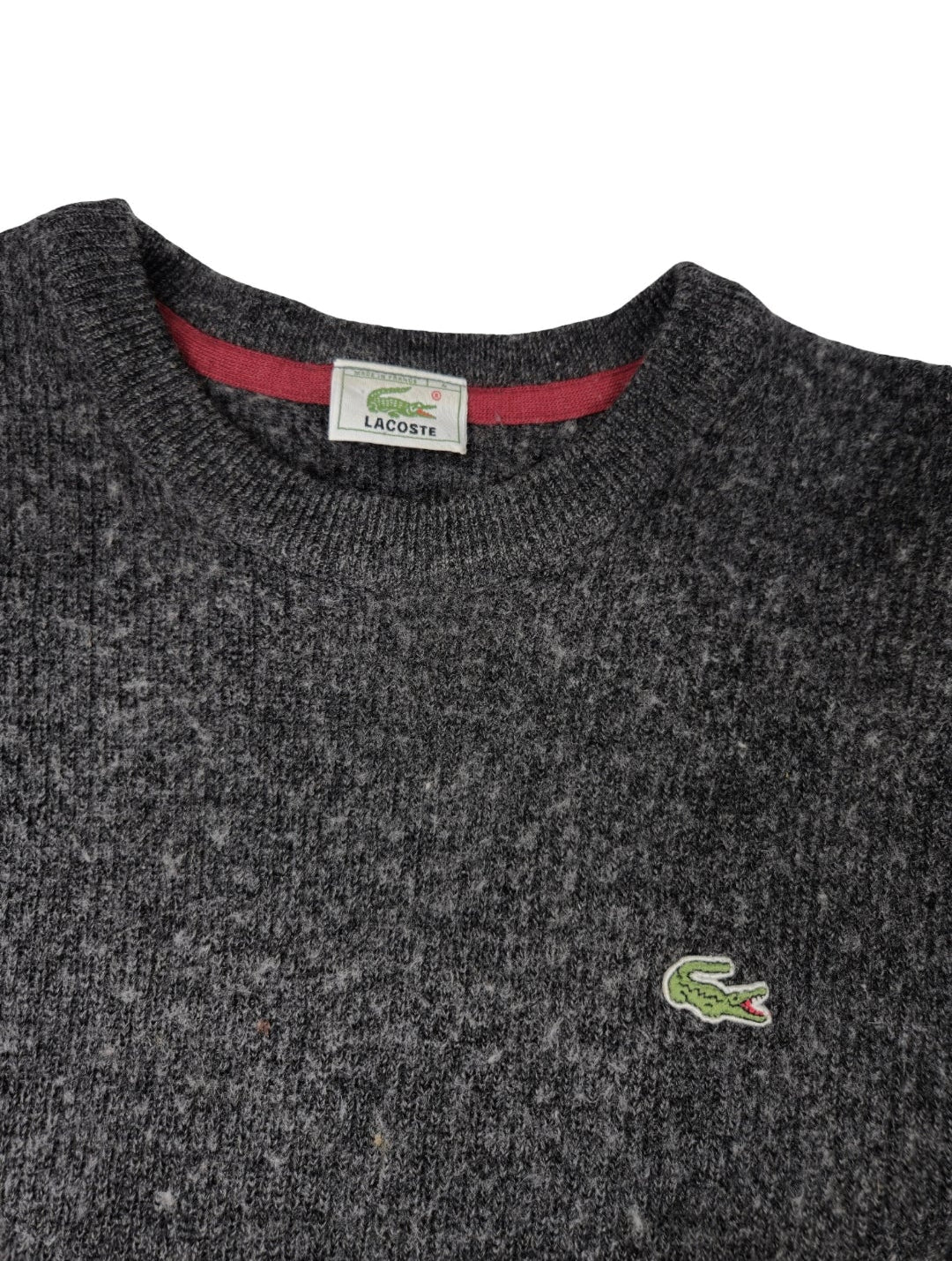 Lacoste Wool Sweater Grey (L)