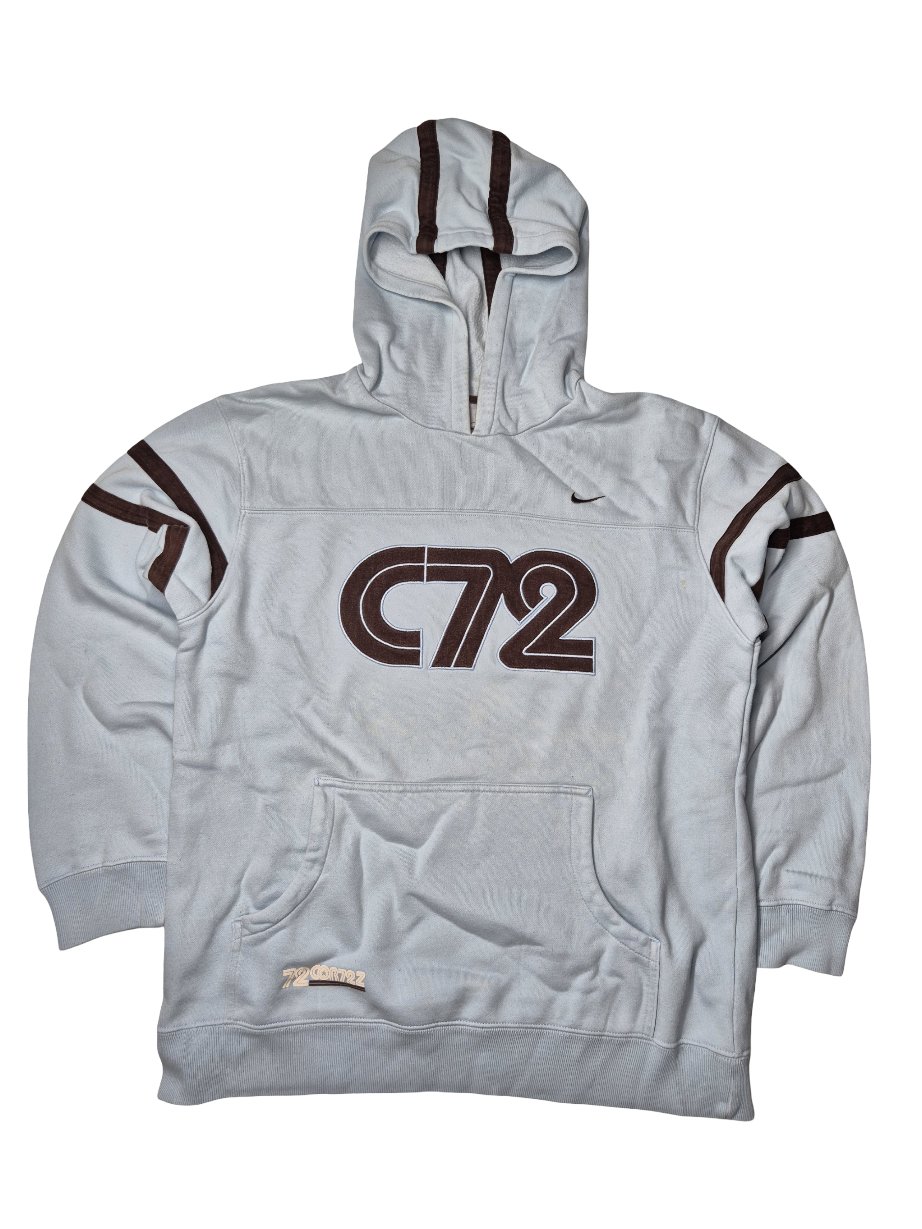 Nike Vintage C72 Hoodie – Light Blue Size M