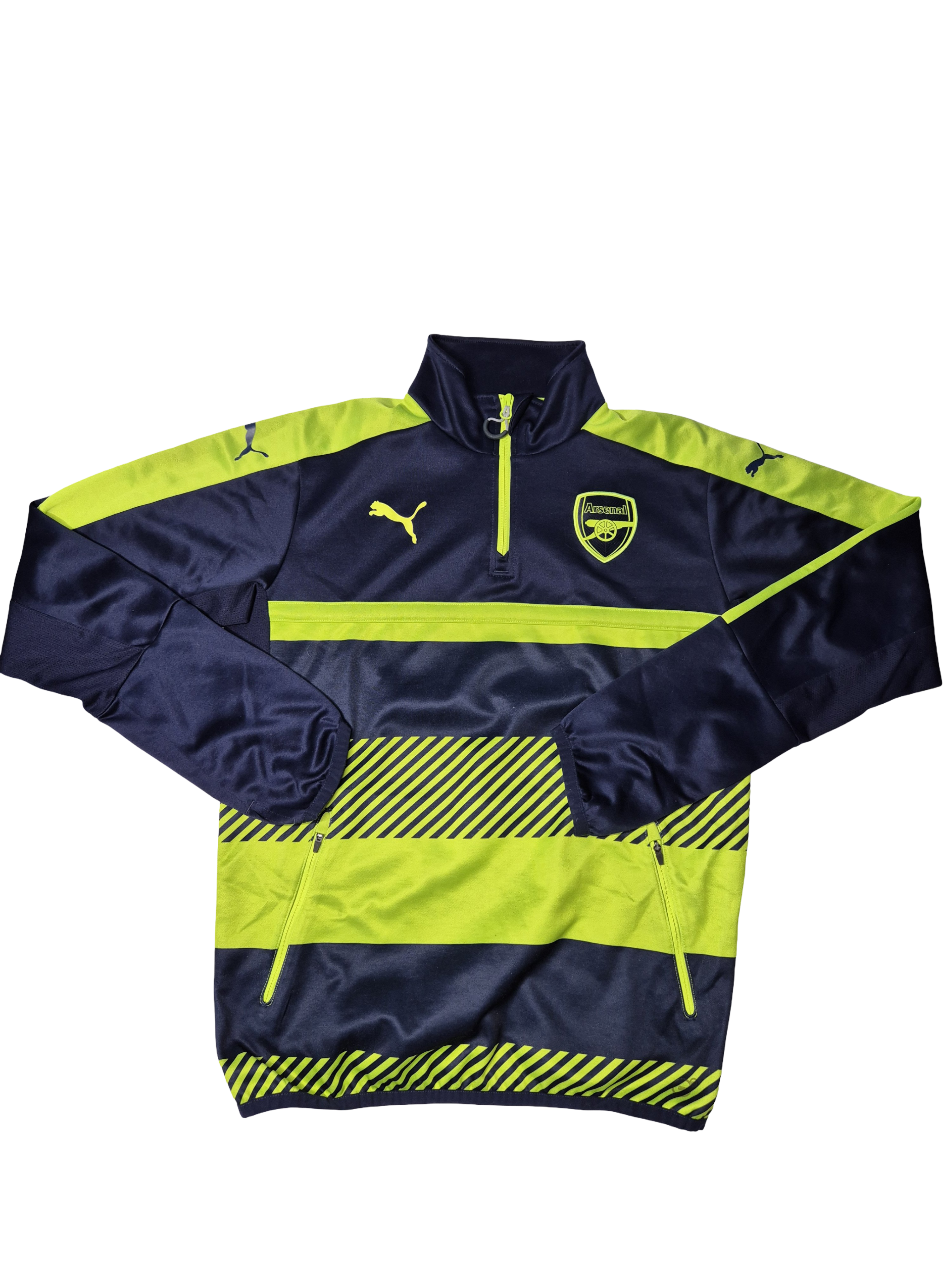 Puma Arsenal Training Top Navy Yellow (M)