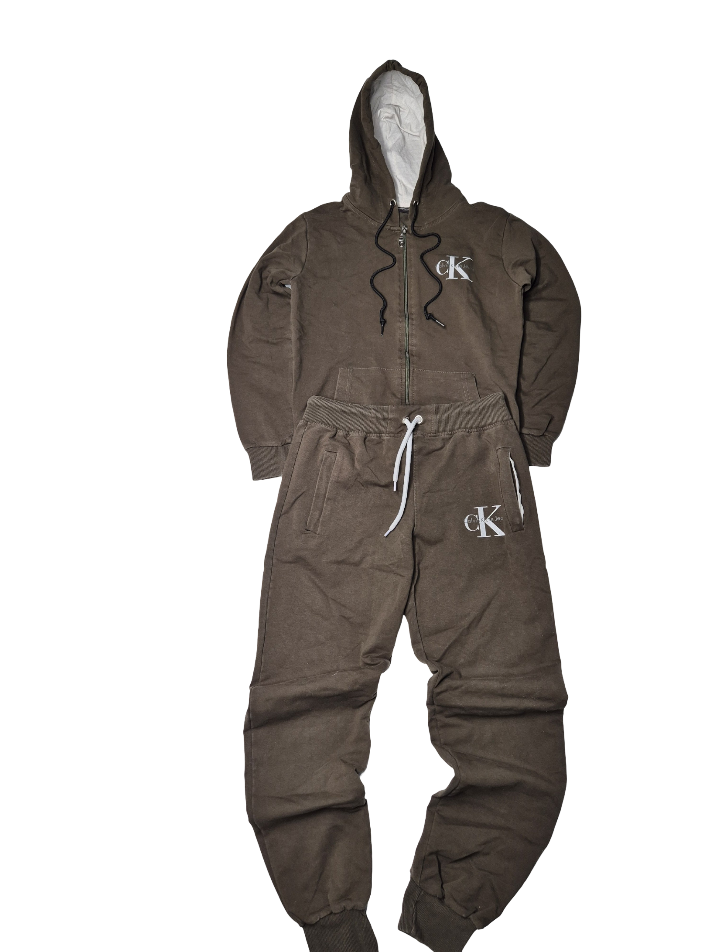 Calvin Klein Tracksuit Khaki (S)