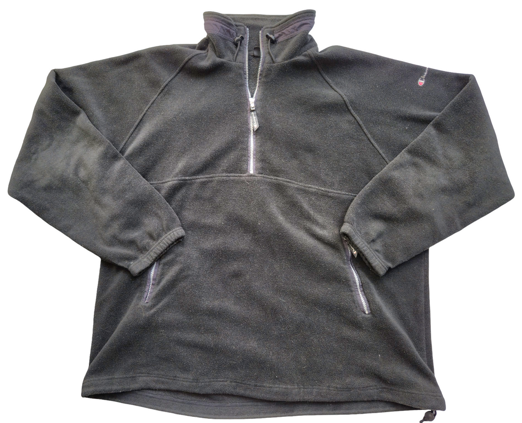 Champion Quarter Zip Fleece Black (XL)