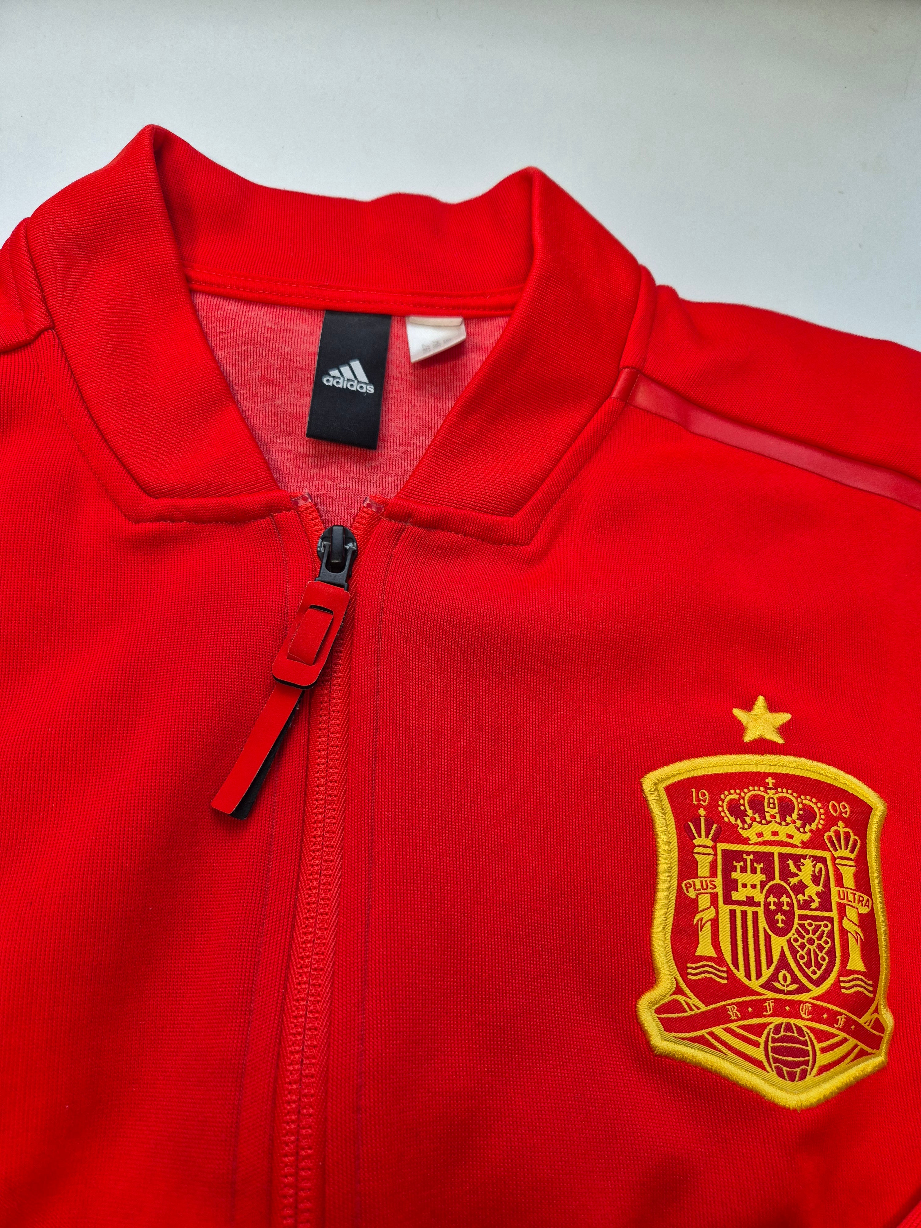 Adidas Spain Tracksuit Red Black (S)