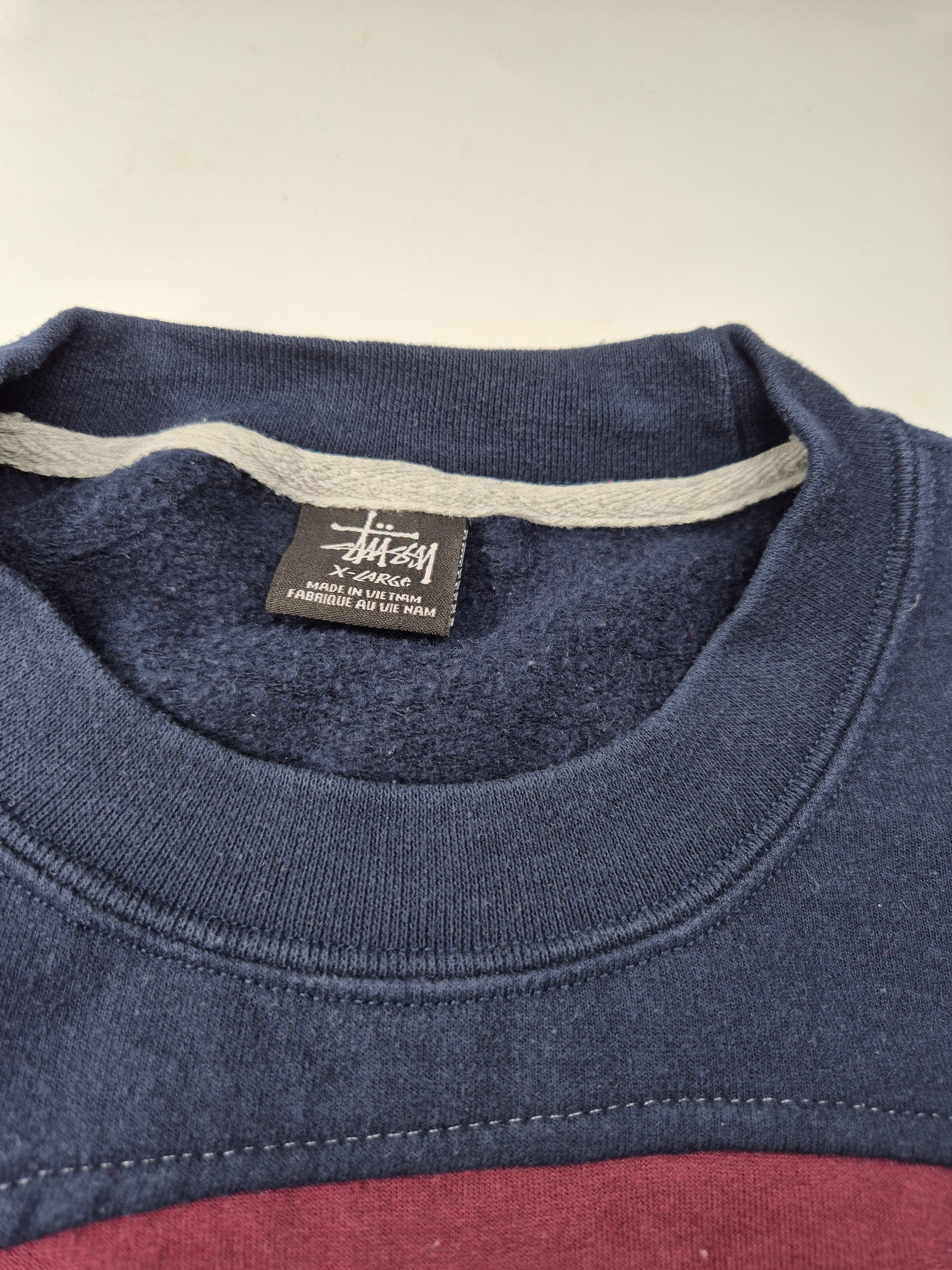 Stüssy Reworked Sweater Blue Purple Vintage (XL)
