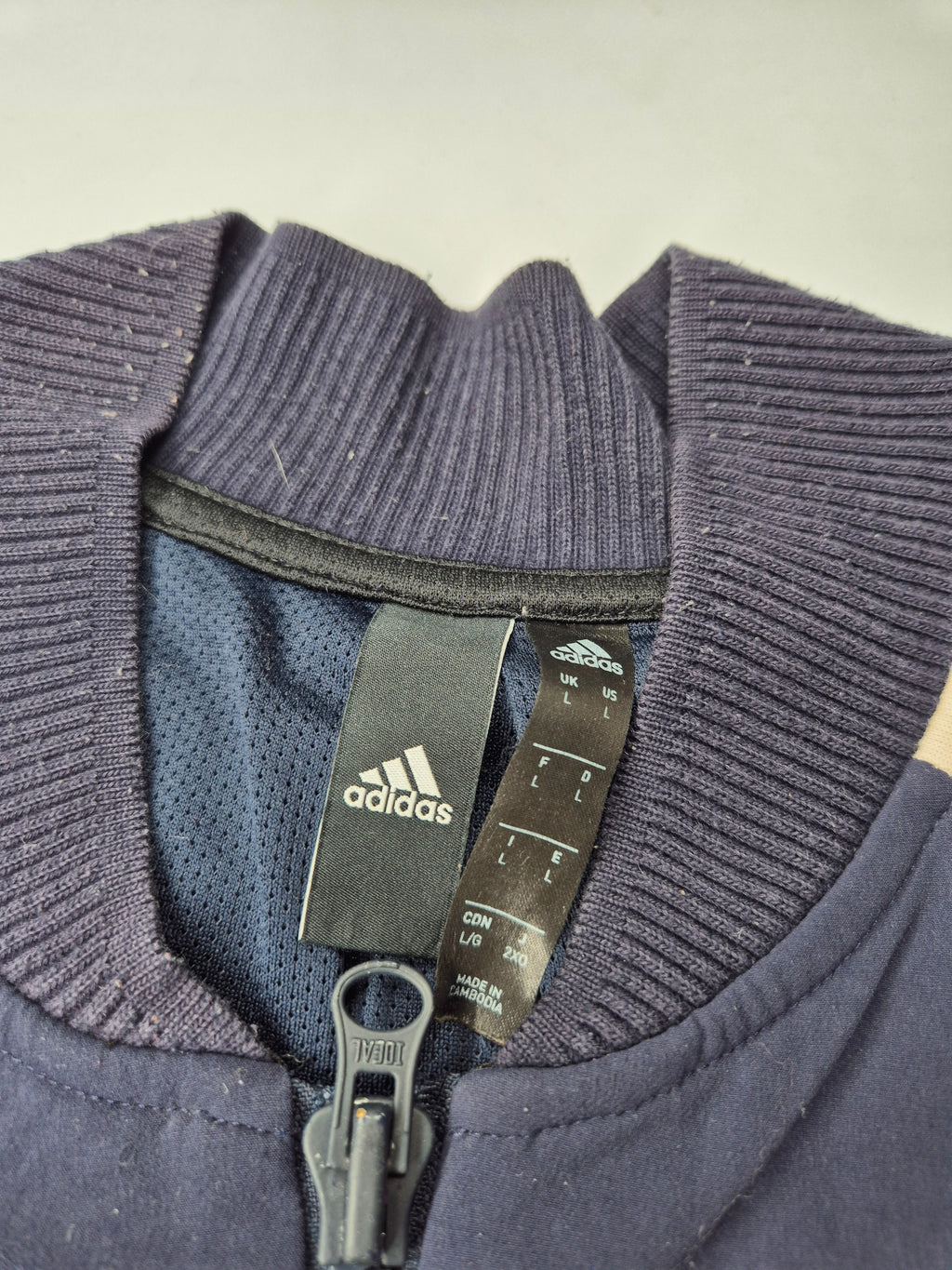 Adidas College Jacket Navy Orange (L)