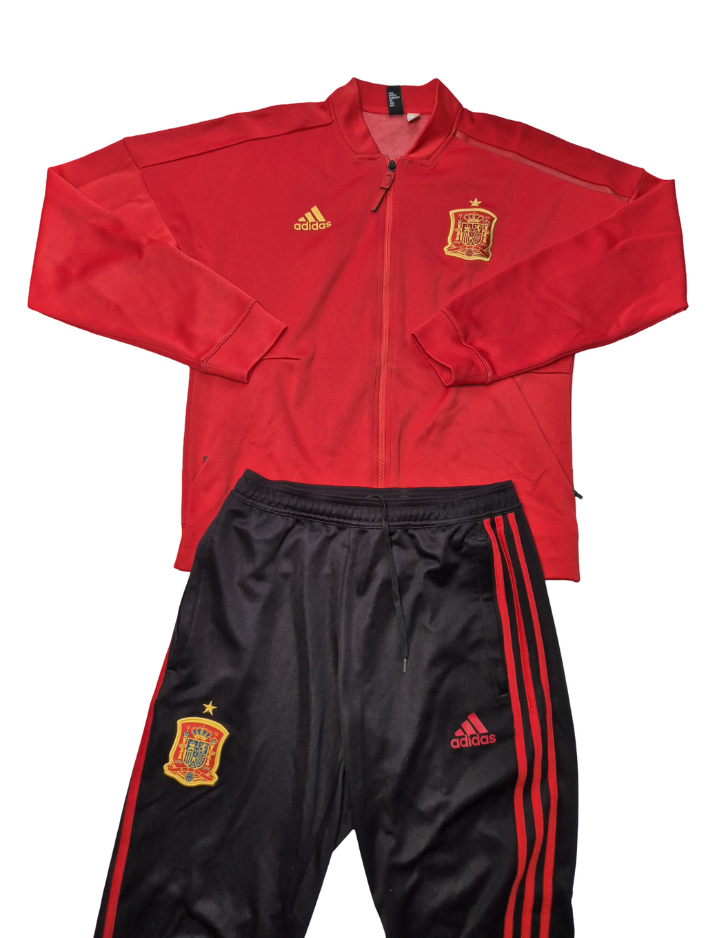 Adidas Spain Tracksuit Red Black (S)