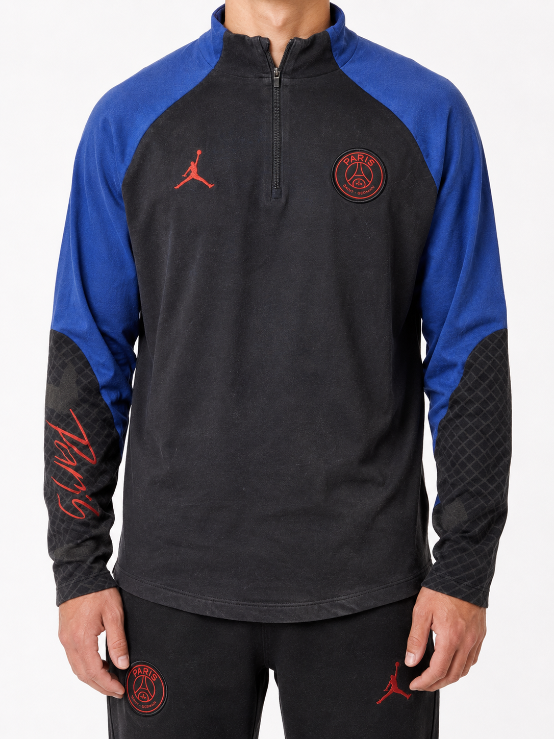 Nike Jordan PSG Training Top Black Blue (S)