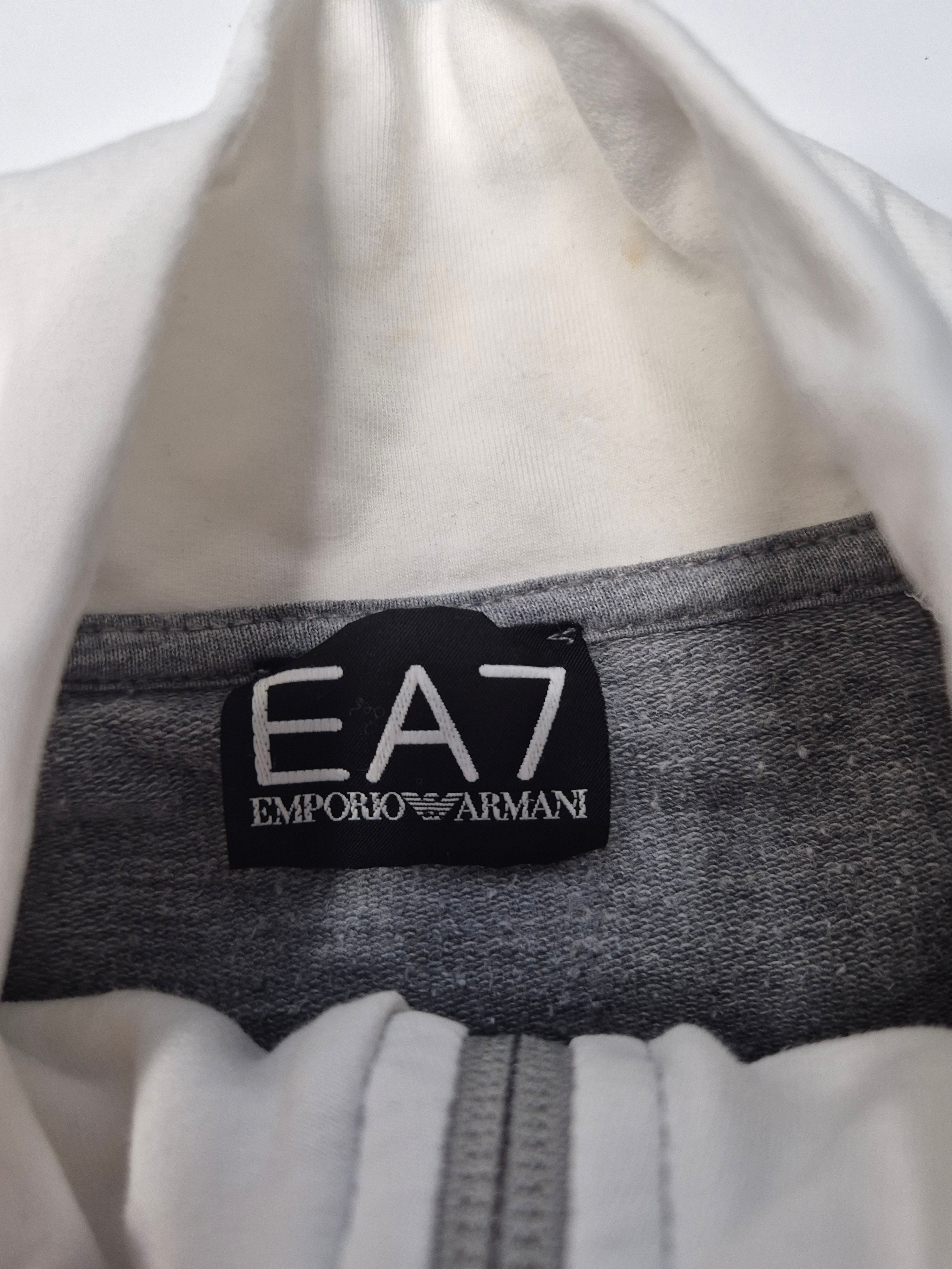 EA7 Emporio Armani Track Jacket Vintage Grey White (M)