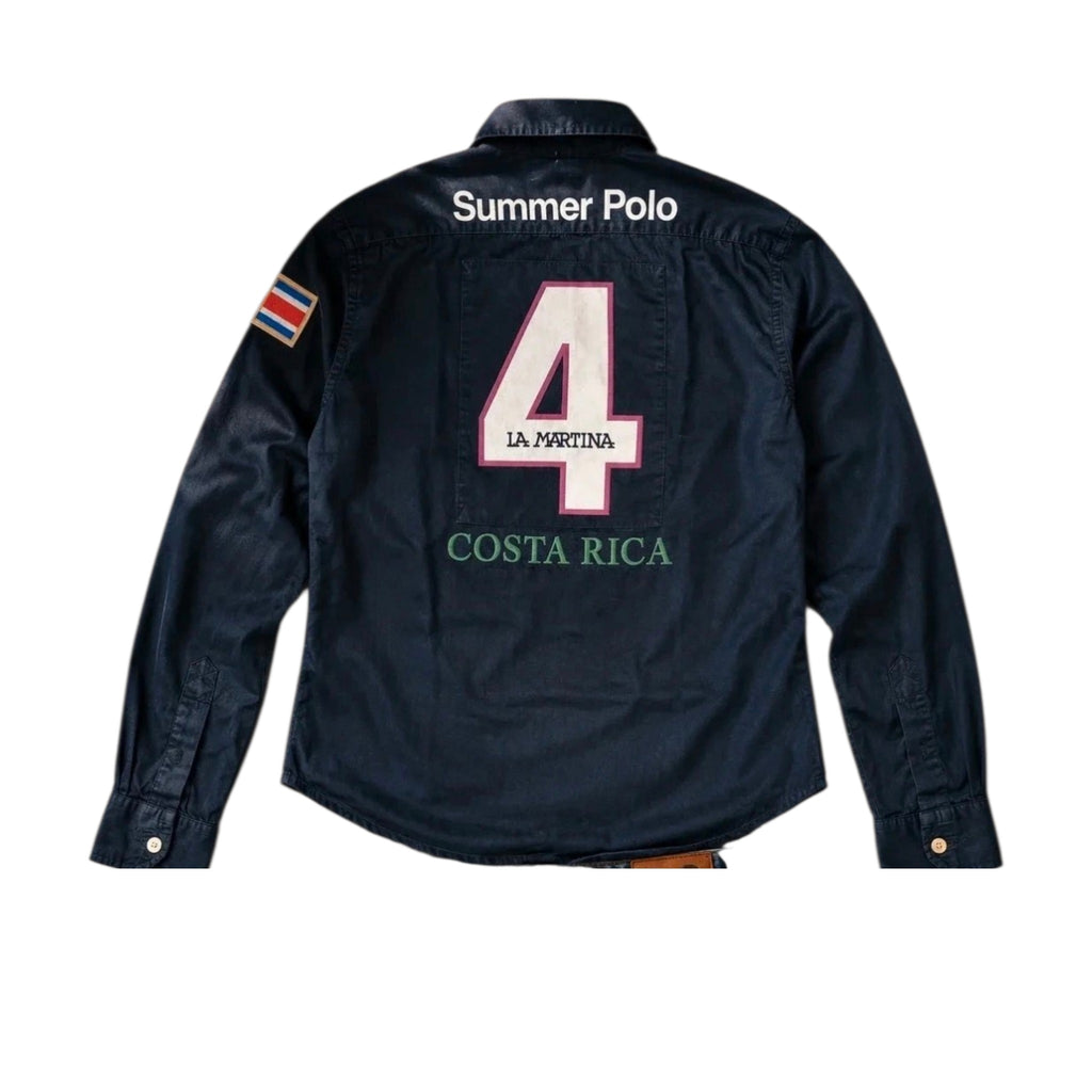 La Martina Costa Rica Polo Shirt Navy (M)