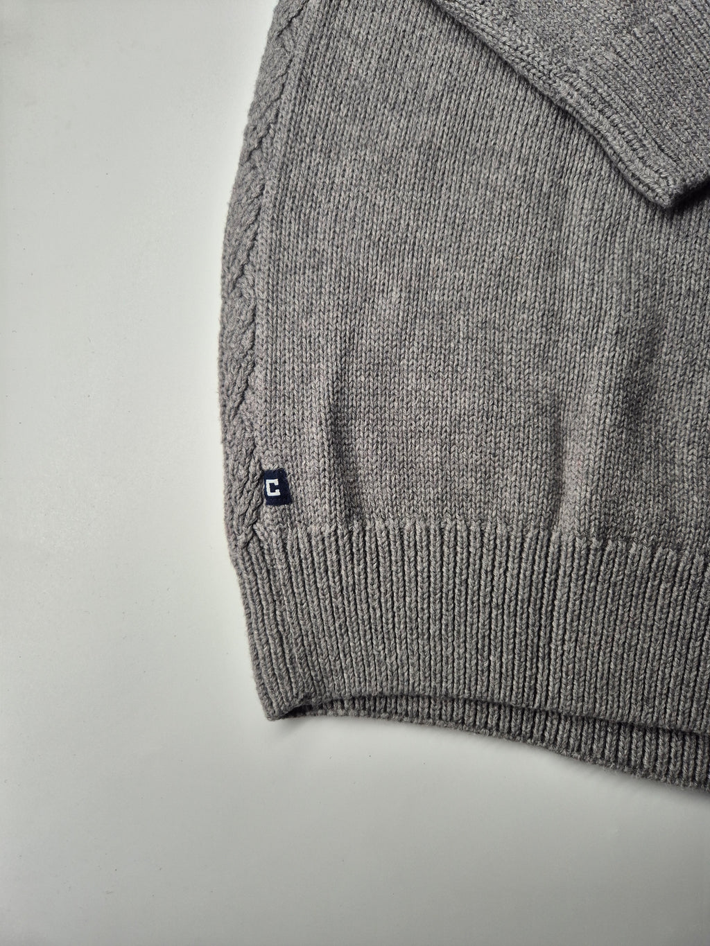 Chaps Vintage Knit Sweater Grey (S)