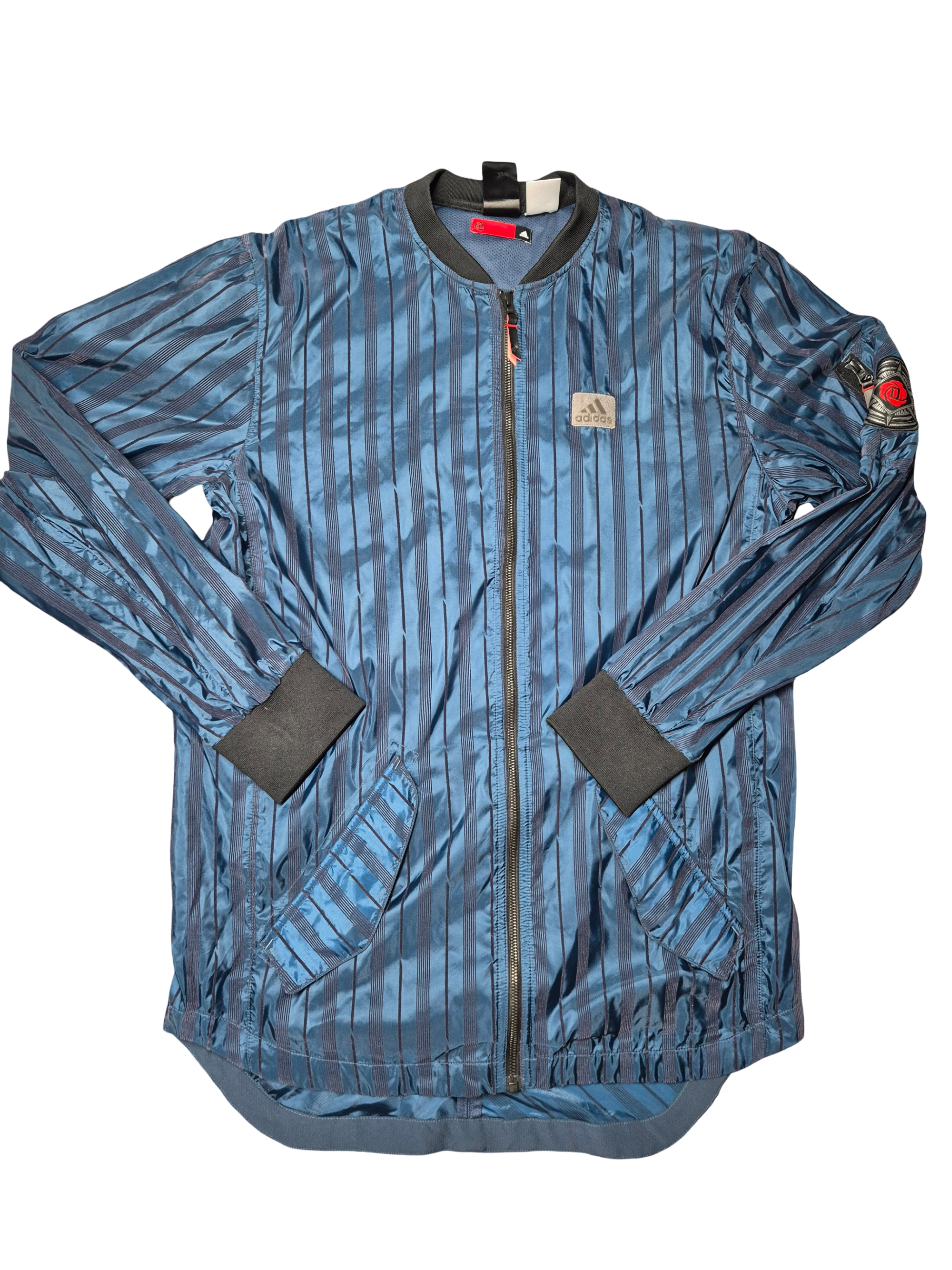 Adidas Derrick Rose Track Jacket Blue Black (L)