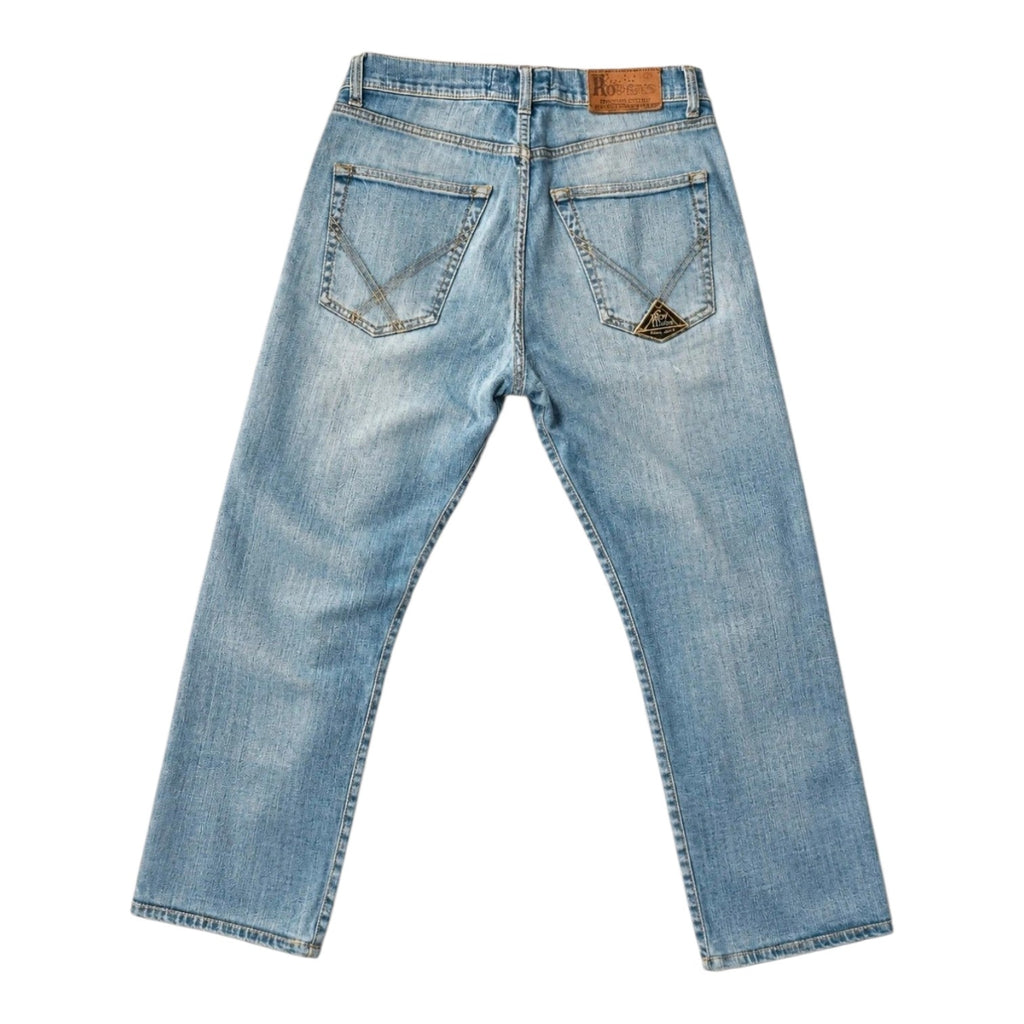 Roy Rogers Vintage Jeans Blue Distressed Straight Fit (W27)