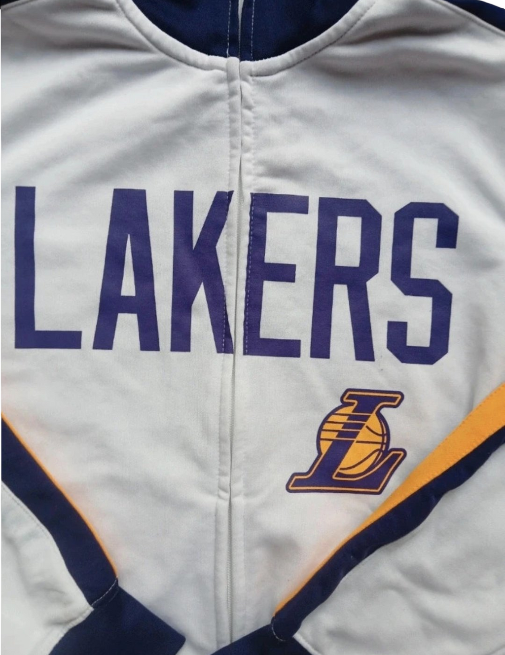 Los Angeles Lakers Track Jacket White (S)