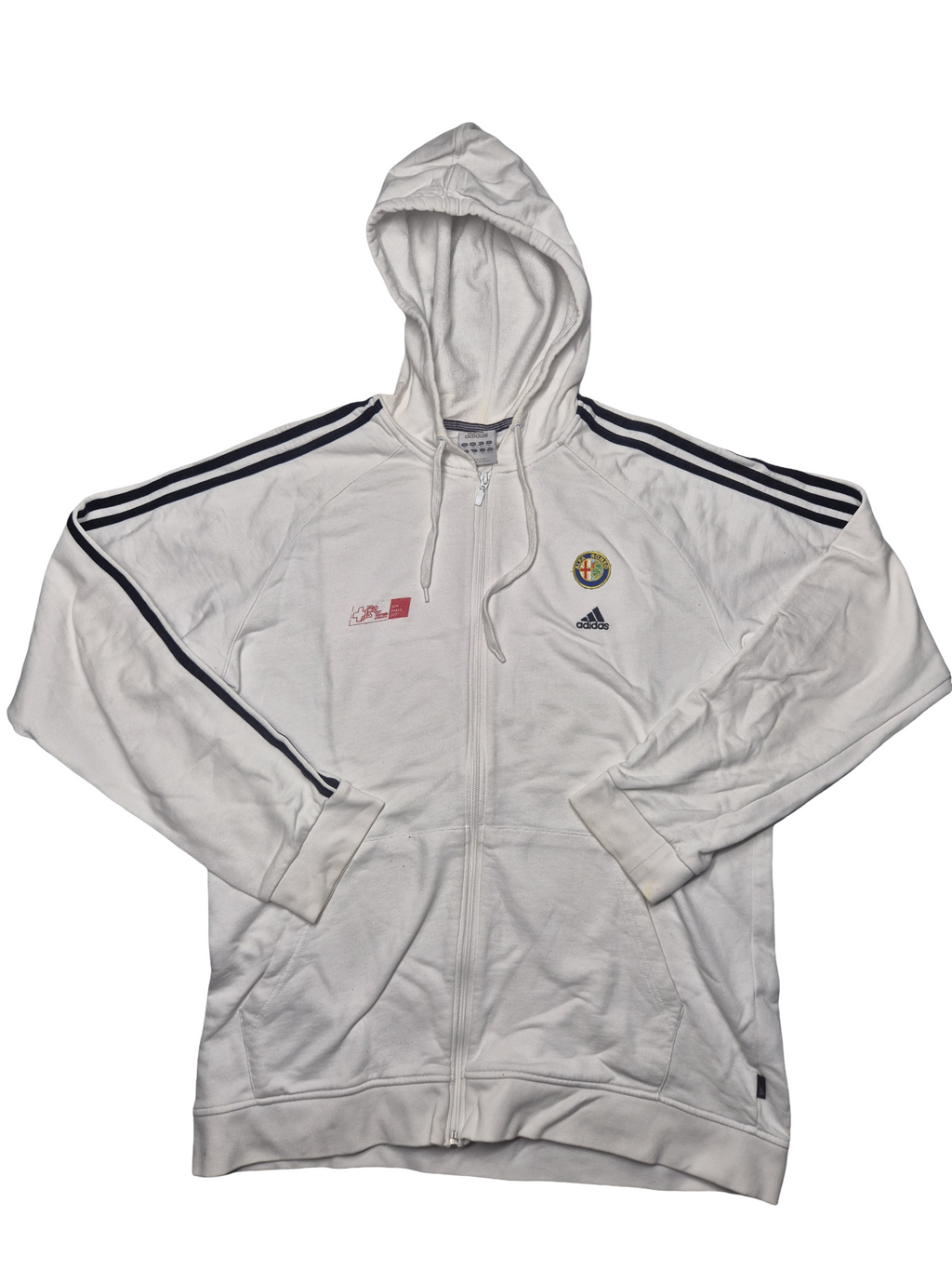 Adidas Zip-Hoodie White (XL)