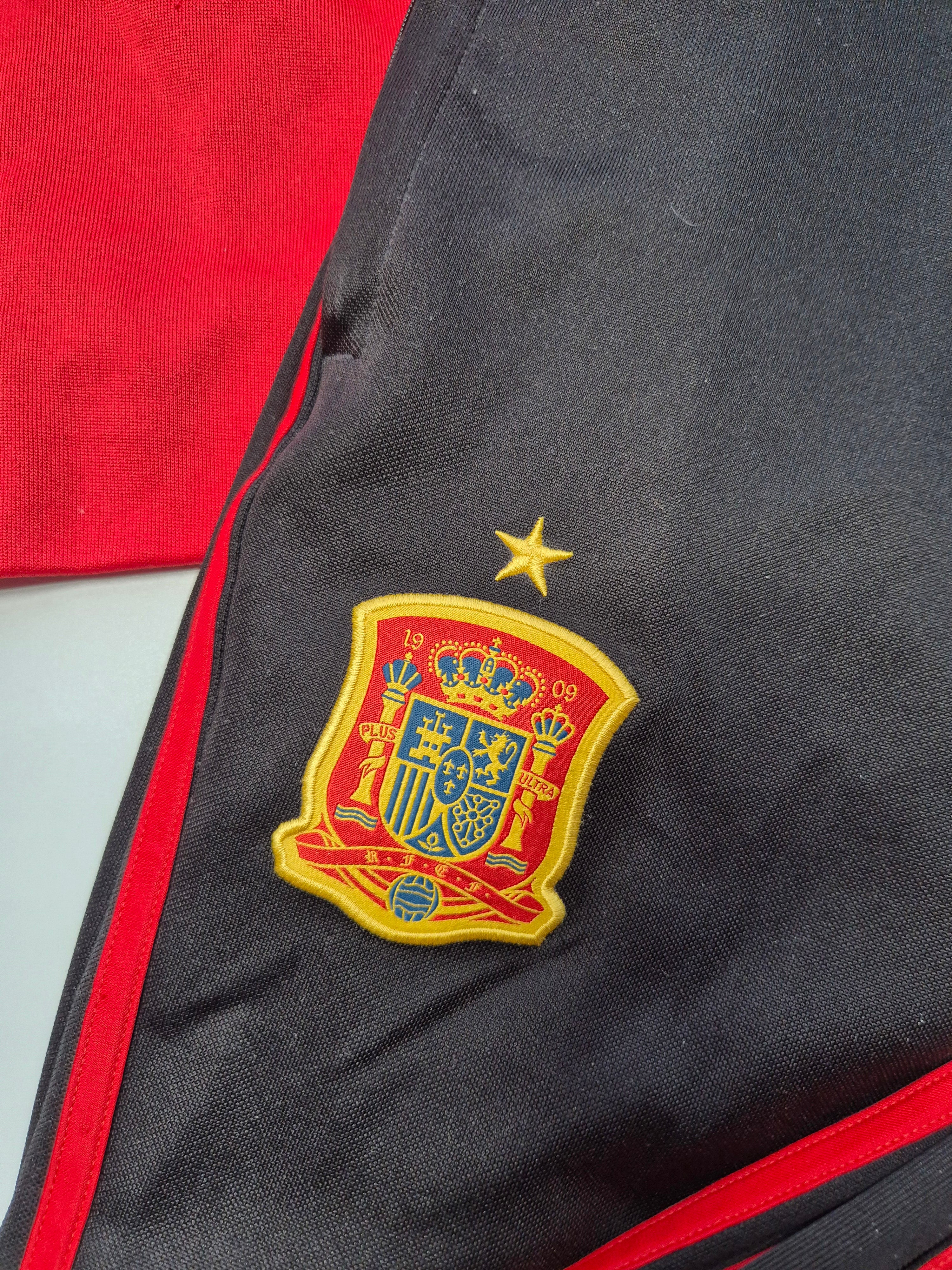 Adidas Spain Tracksuit Red Black (S)