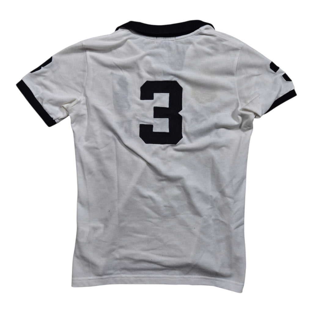 Polo Ralph Lauren Los Angeles Big Pony Polo Shirt Weiß Schwarz (M)