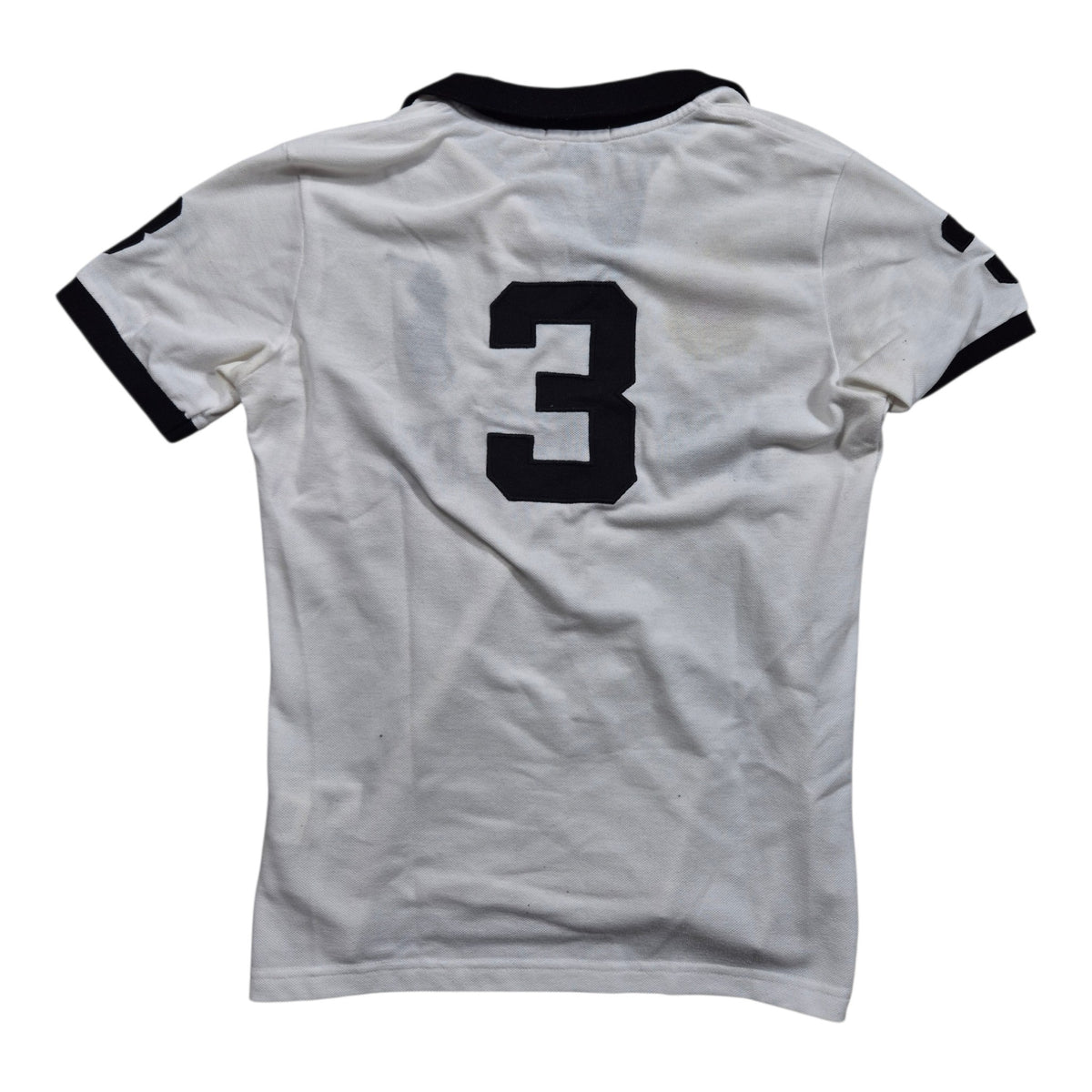Polo Ralph Lauren Los Angeles Big Pony Polo Shirt Weiß Schwarz (M)