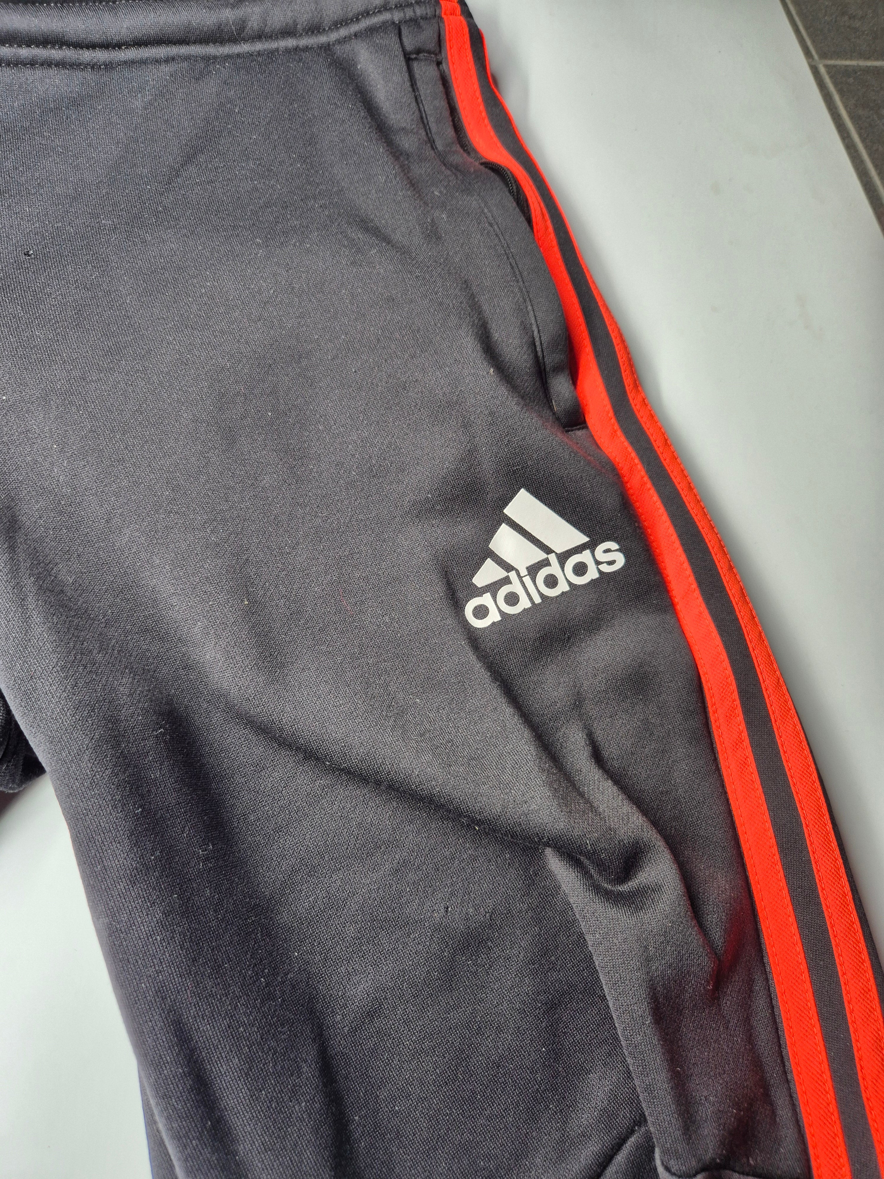 Adidas Bayern Track-Pants Black Orange (S)