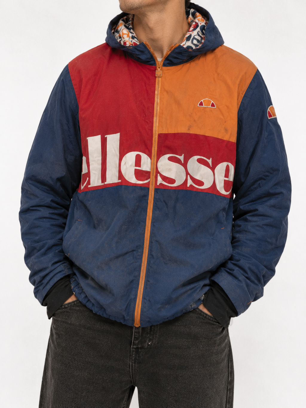 Ellesse Ski Jacket Blue Orange (M)