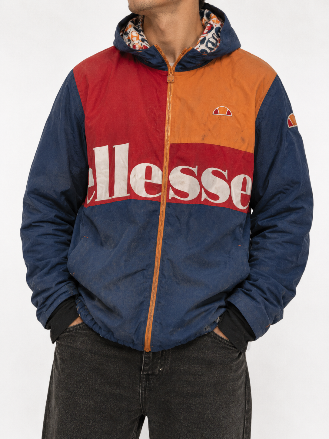 Ellesse Ski Jacket Blue Orange (M)