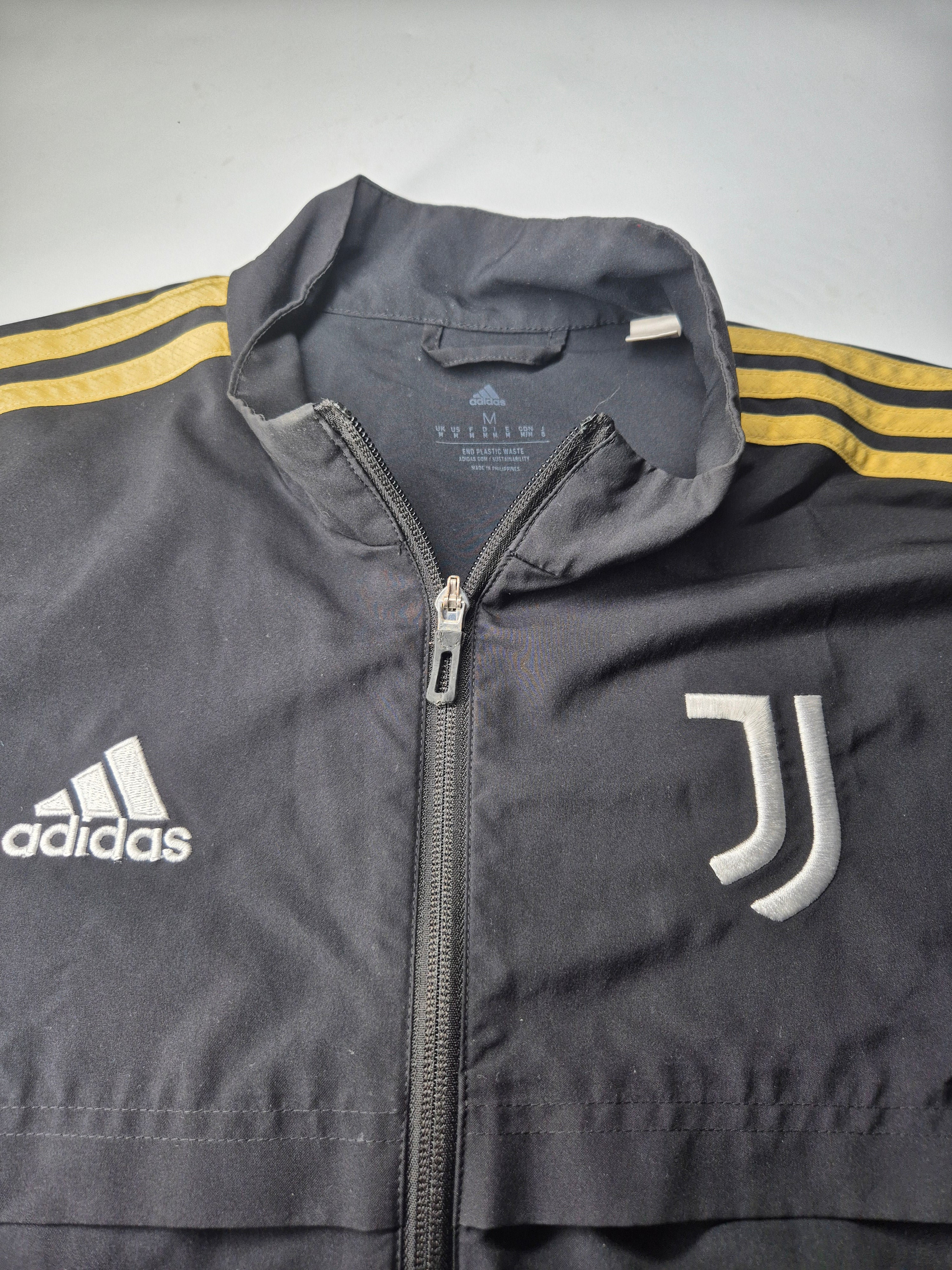 Adidas Juventus Track Jacket Black Gold (M)