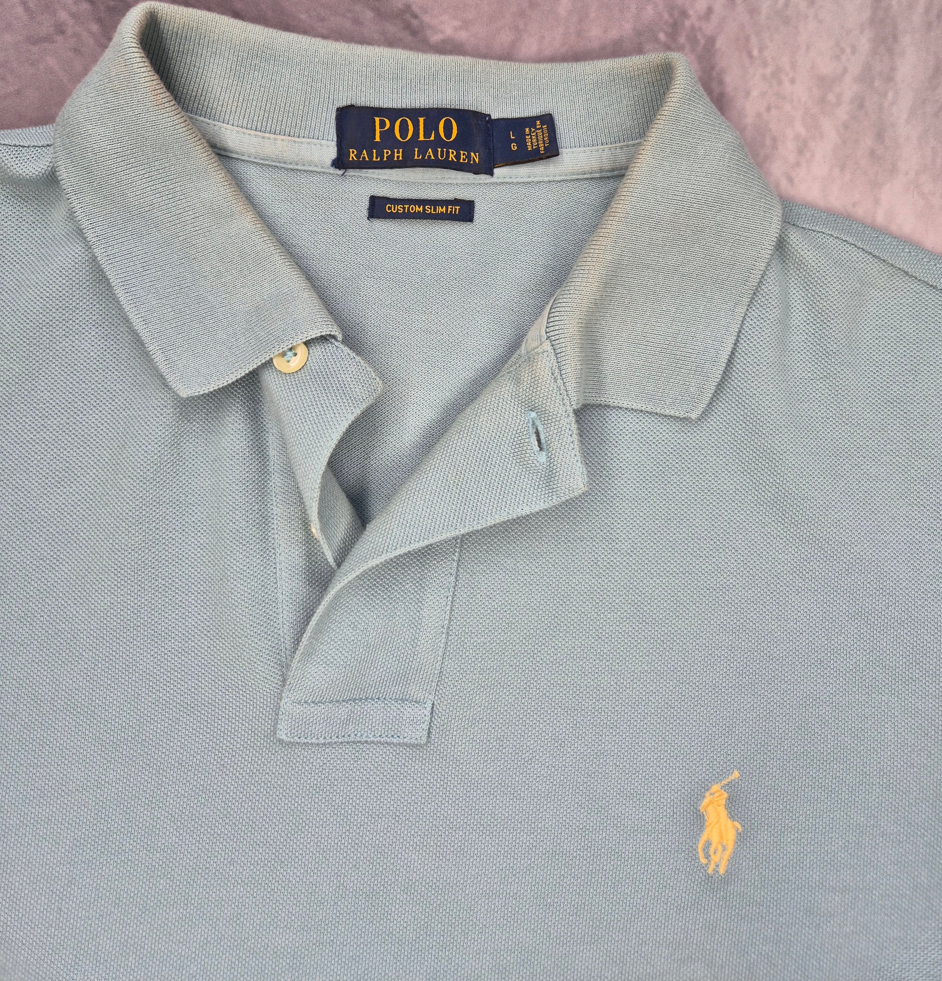 Polo Ralph Shirt Mint Blue (L)