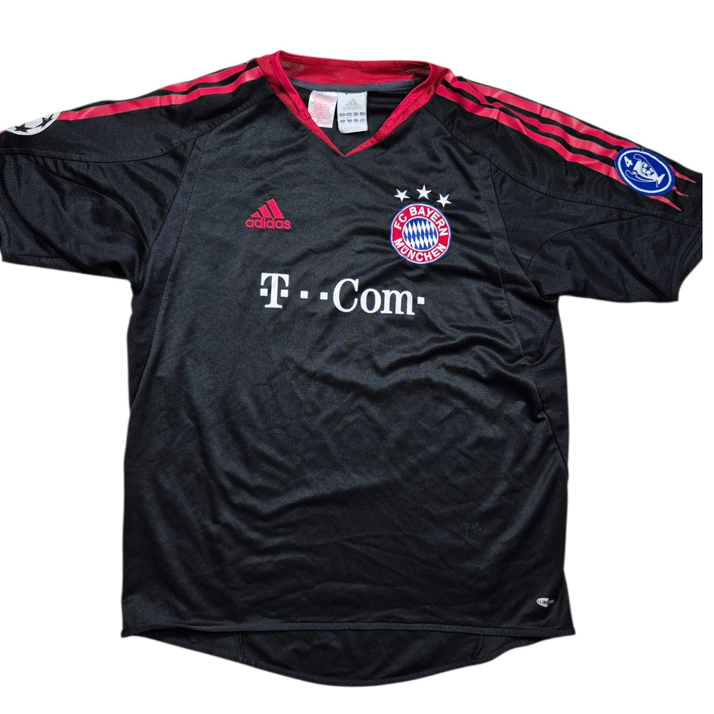 Adidas FC Bayern München Trikot 2004/05 (S) Schwarz Vintage Y2K Champions League