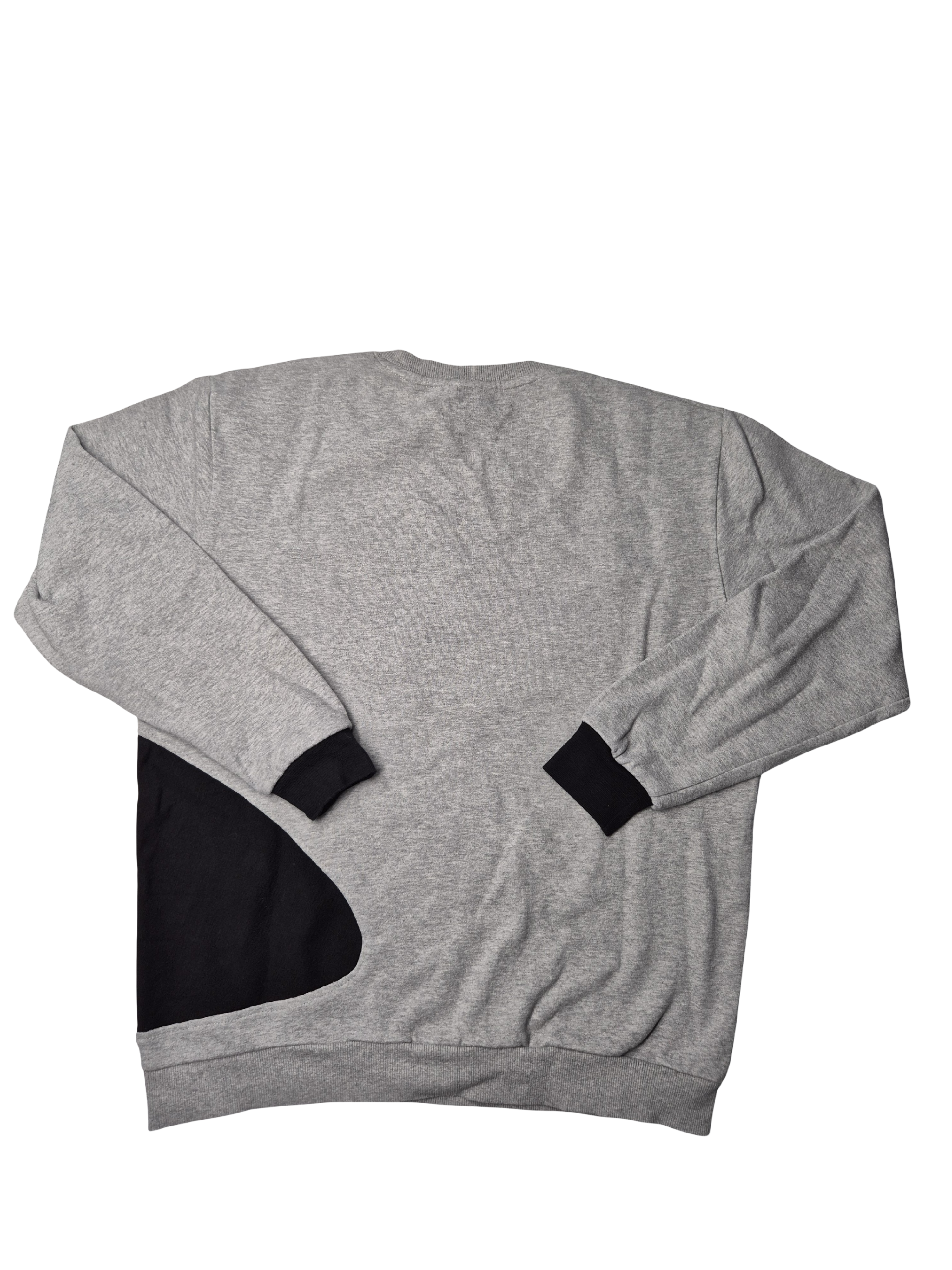 Nike Reworked Sweater Grey Black Vintage (L)