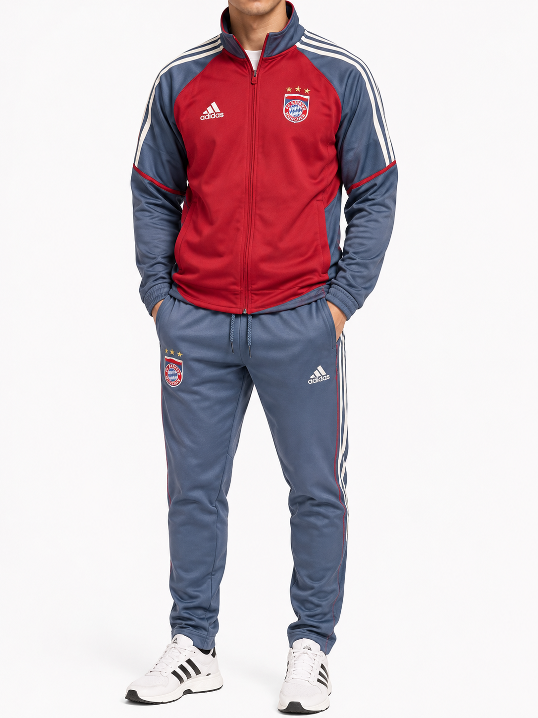 Adidas FC Bayern Munich Tracksuit Red (XL)