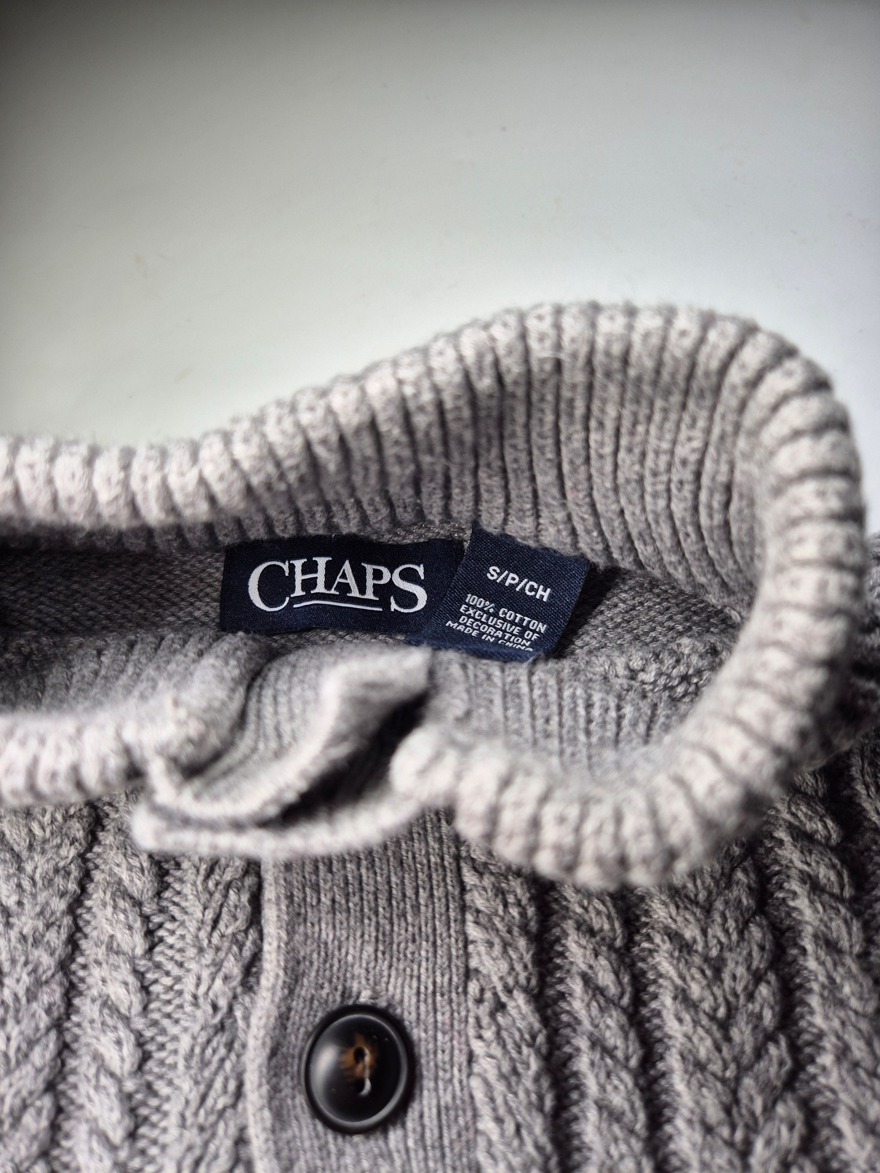 Chaps Vintage Knit Sweater Grey (S)