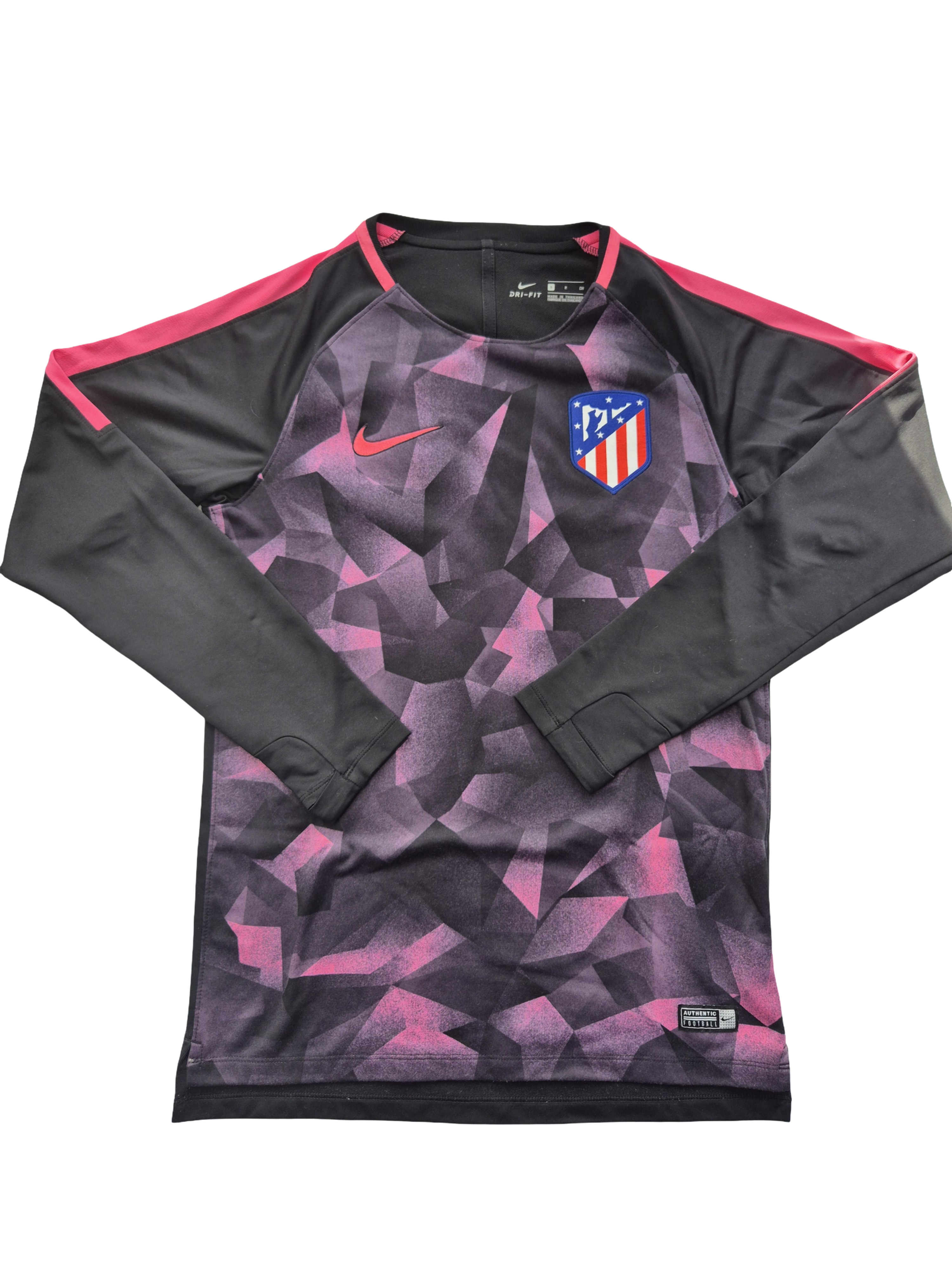Nike Atlético Madrid Long Sleeve Black Pink (S)