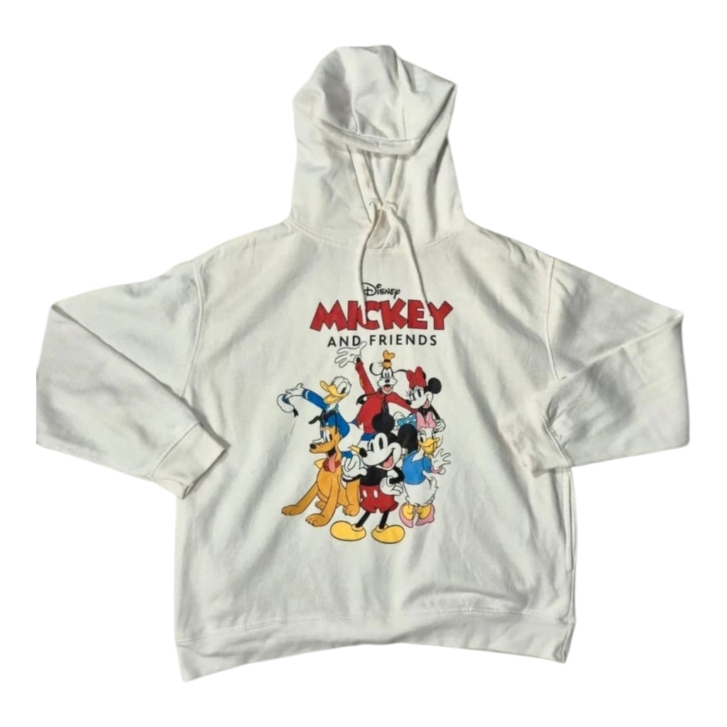 Disney Mickey and Friends Hoodie White (M)