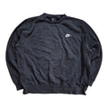 Nike Vintage Style Sweatshirt (L) Schwarz Grau Swoosh
