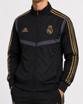 Adidas Real Madrid Track Jacket Black & Gold (XS)