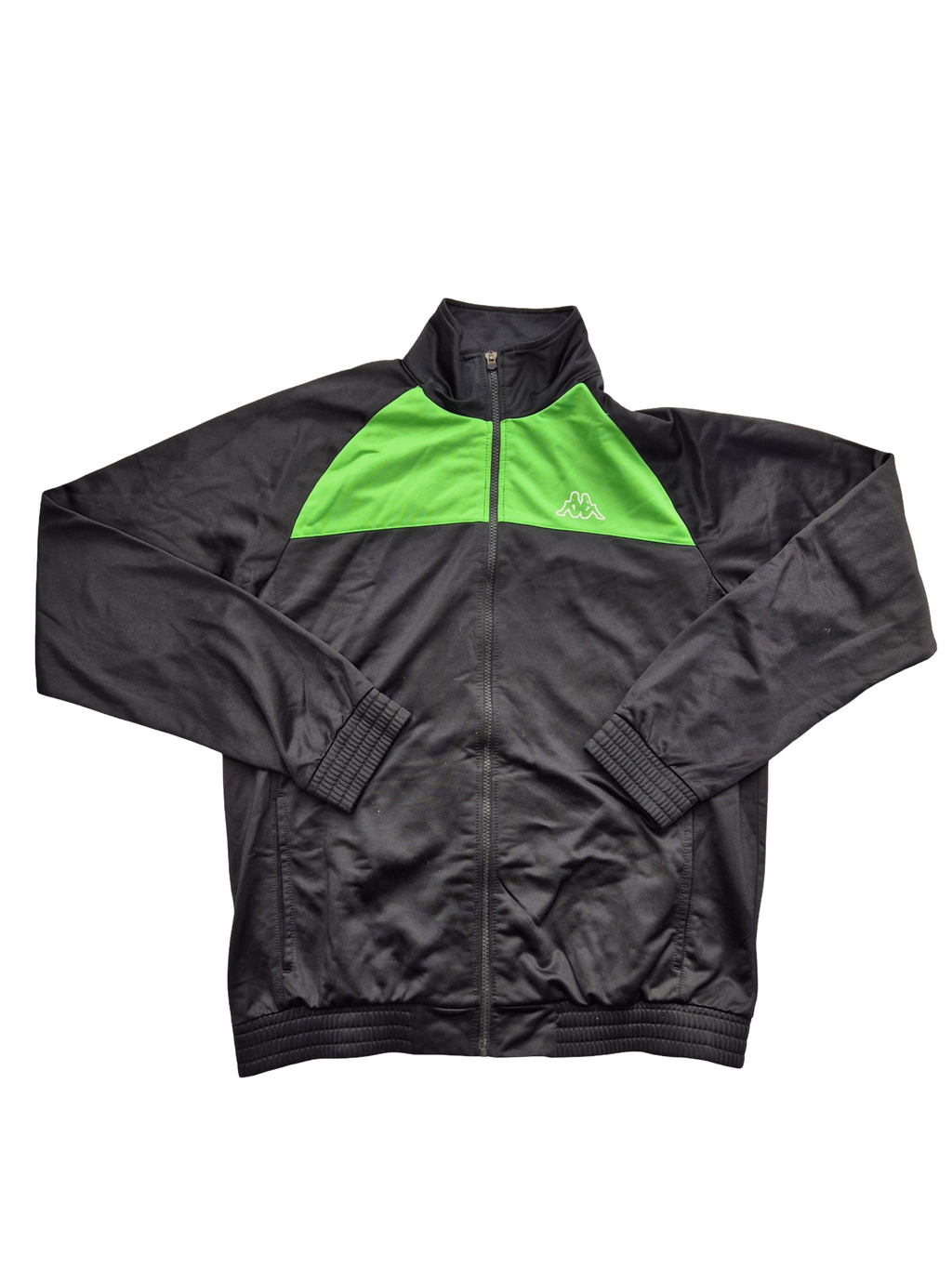 Kappa Track Jacket Black Green (L)