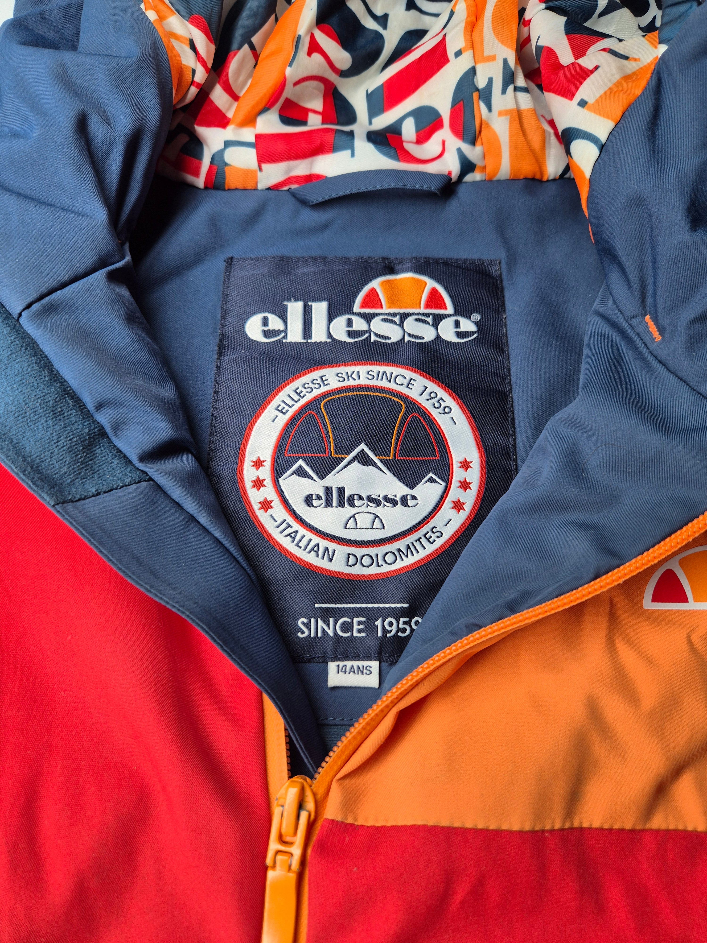 Ellesse Ski Jacket Blue Orange (M)