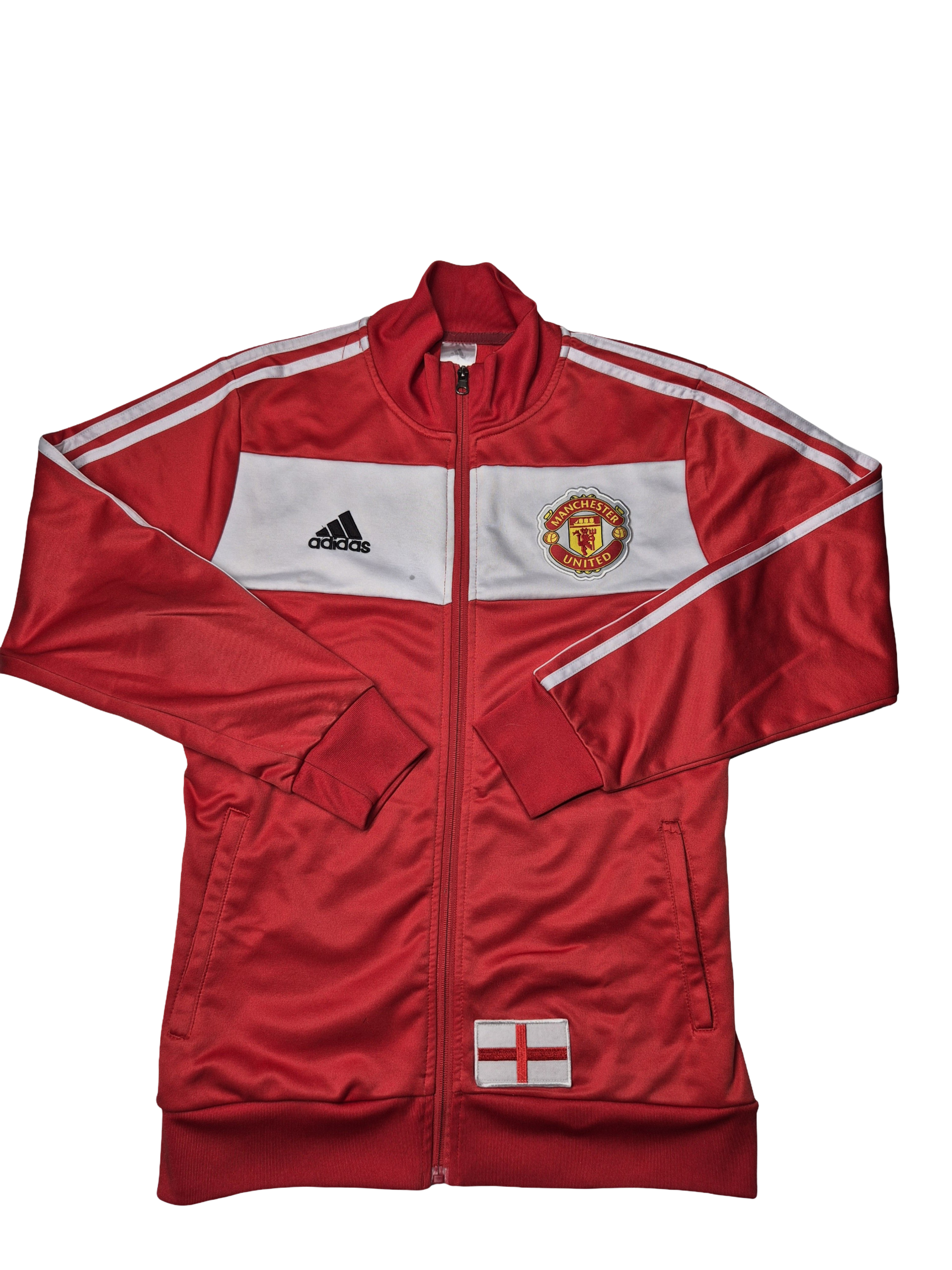 Adidas Manchester United Track Jacket Red (S)