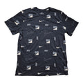 Nike The Nike Tee All Over Print T-Shirt Schwarz Grau (L)
