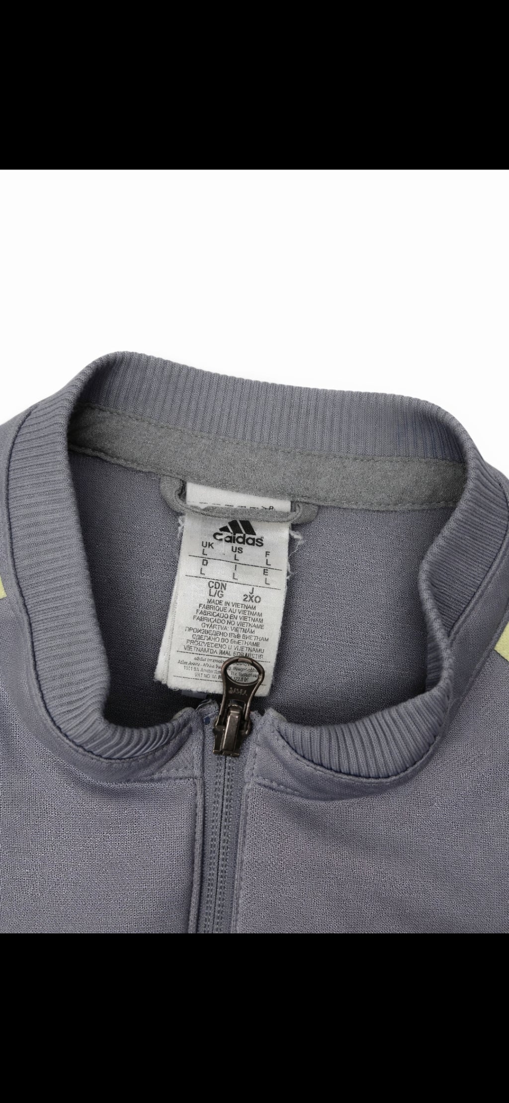 Adidas Real Madrid Track Jacket Grey (L)