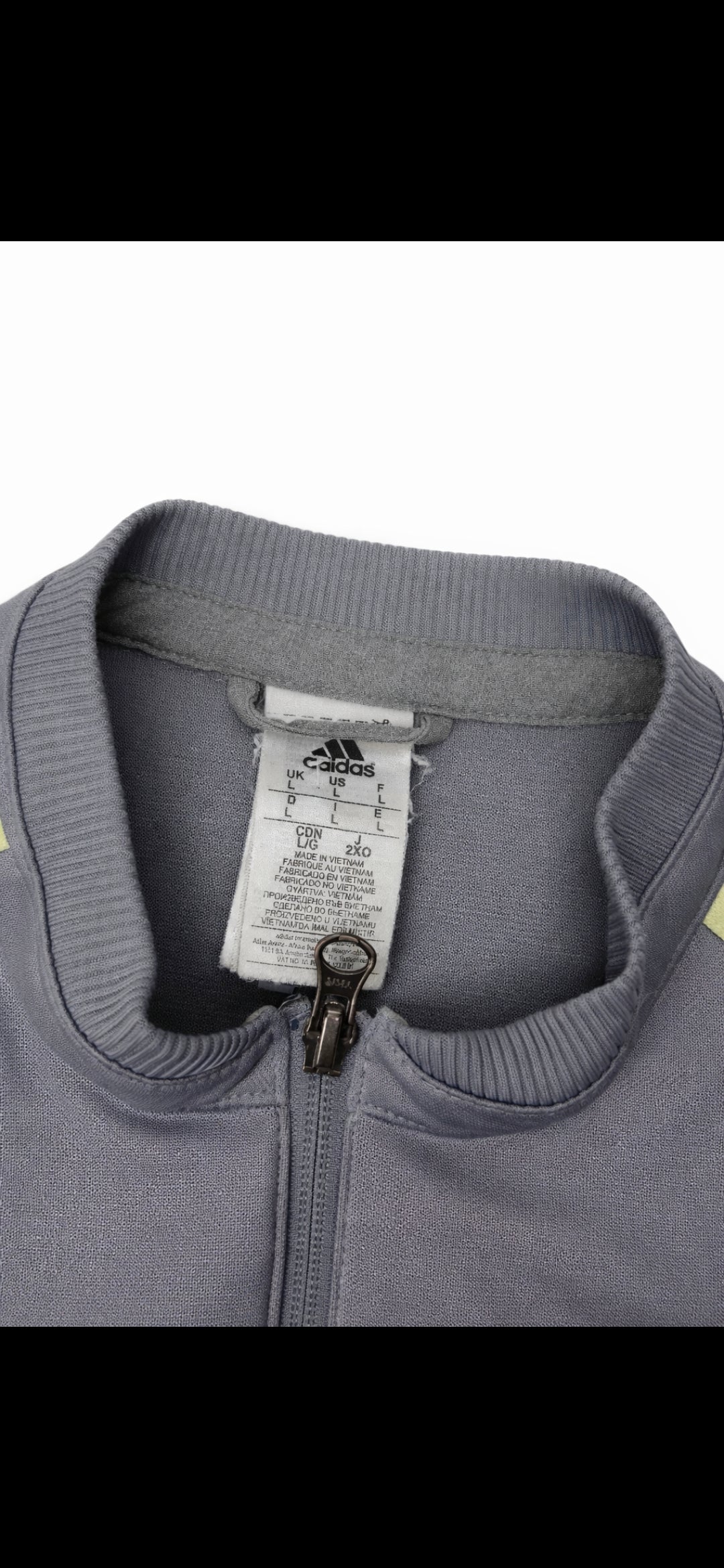 Adidas Real Madrid Track Jacket Grey (L)